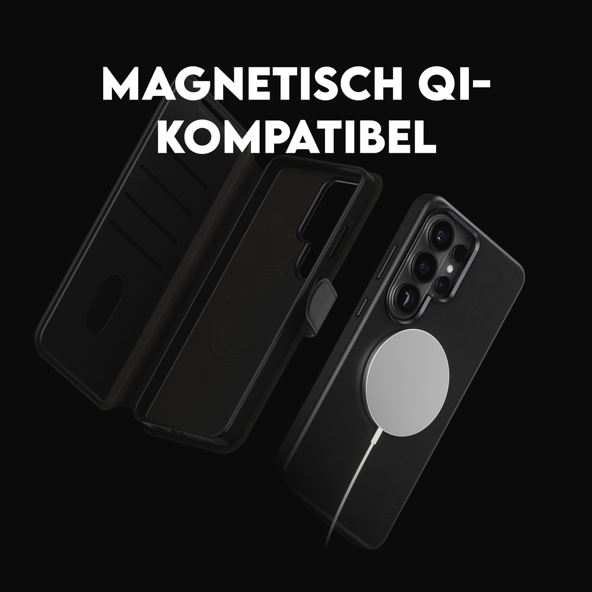 CARE by PanzerGlass Handyhülle »Tango 2-in-1 Wallet Case mit Qi für Samsung Galaxy S26 Ultra« Samsung Galaxy S26 Ultra Backcover, Schutzhülle, Handyschutzhülle, Case, Schutzcase, stoßfest