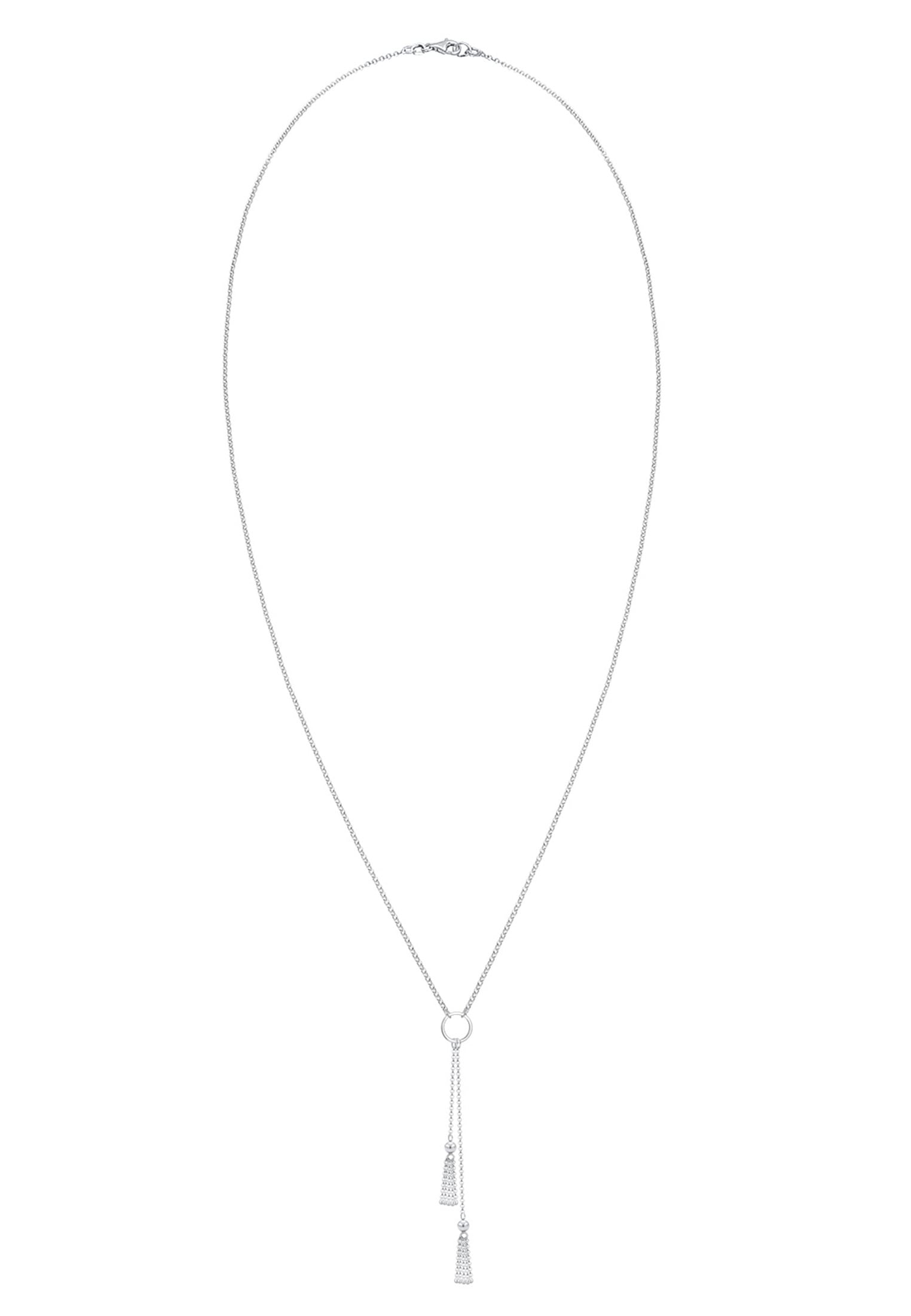 Elli Y-Kette »Halskette Y-Kette Kugel Design 925 Sterling Silber«