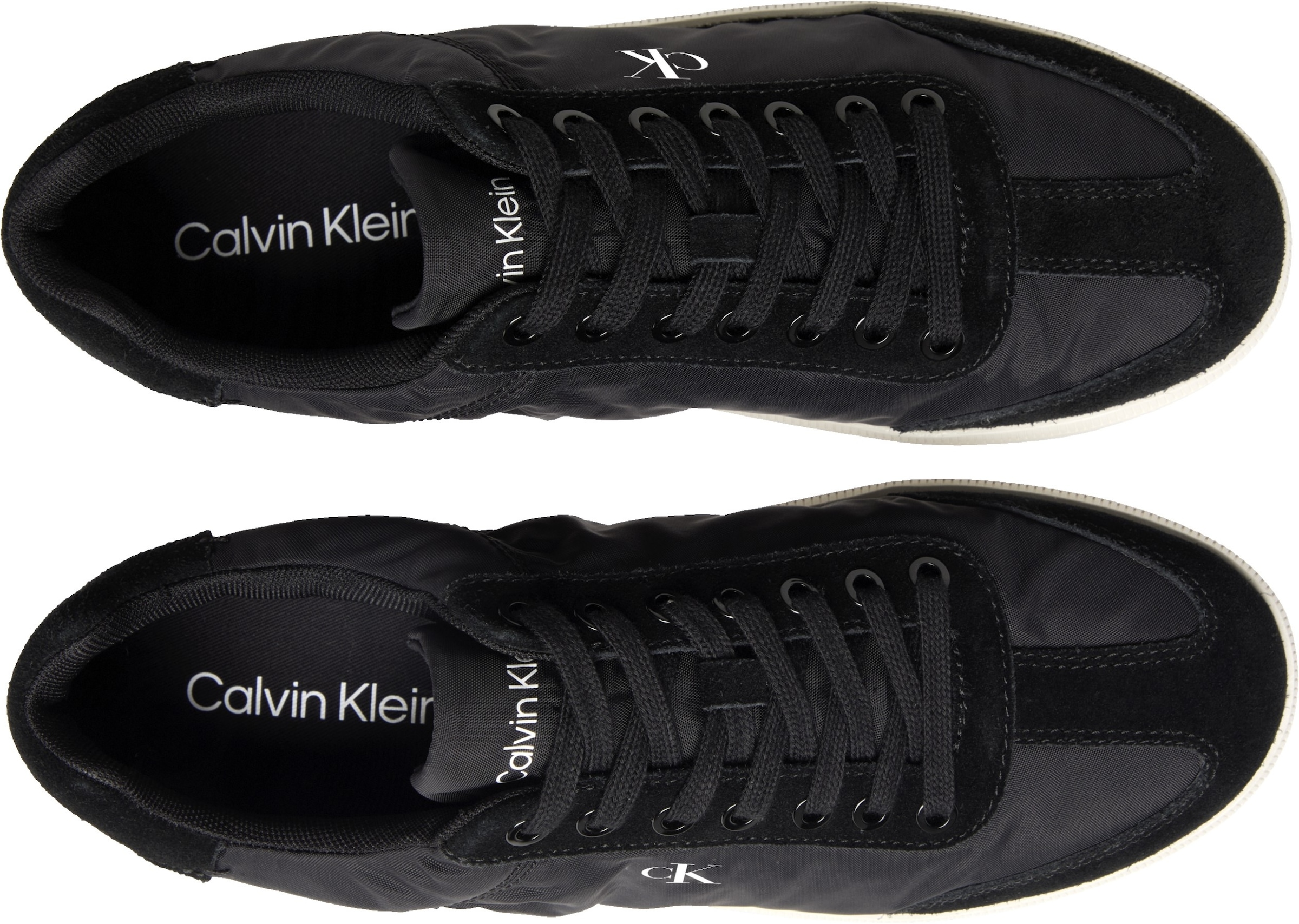Calvin Klein Sneaker »LOW CUPSOLE LACEUP SU«  Schnürschuh, Halbschuh, Freizeitschuh im Materialmix