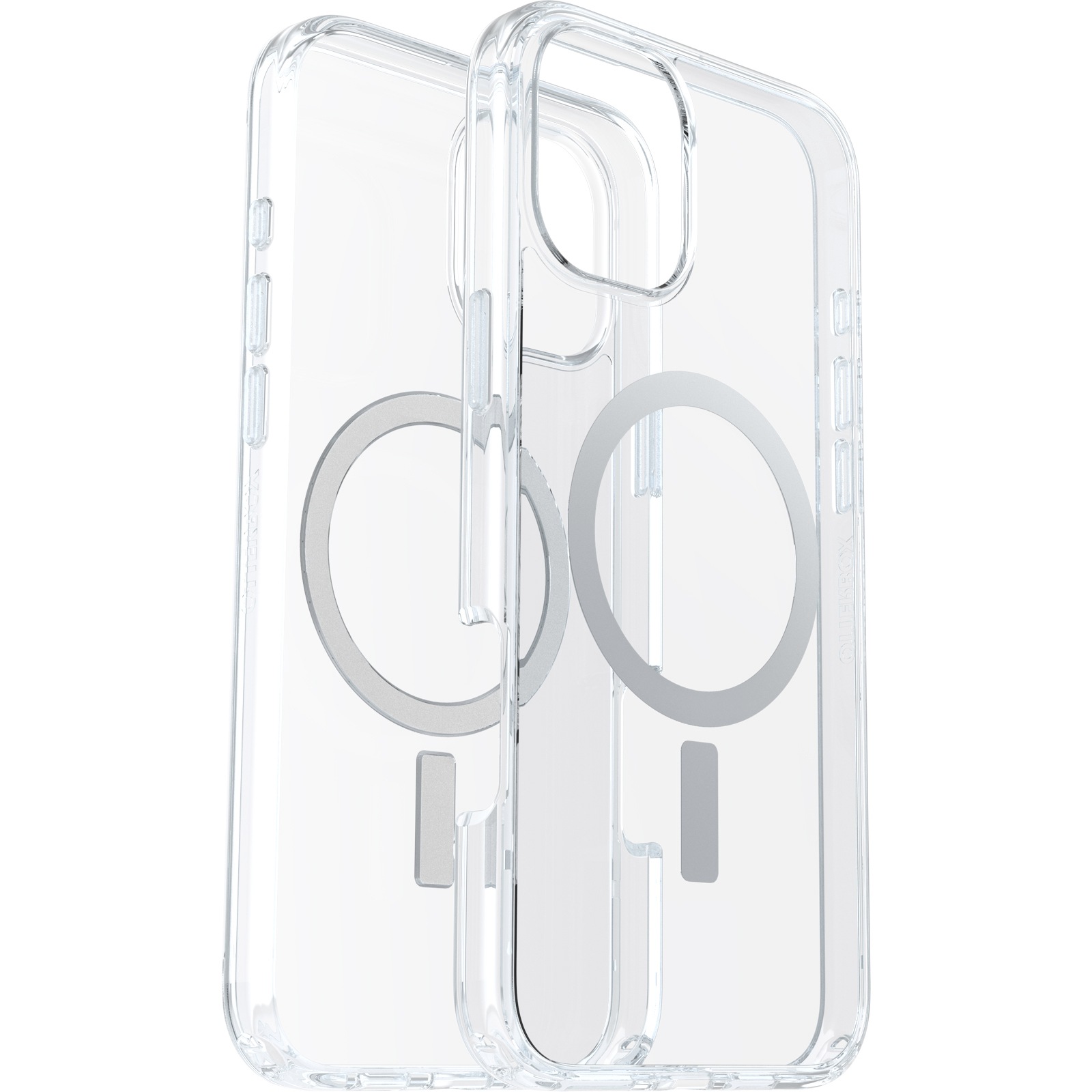 Otterbox Handyhülle "Symmetry mit MagSafe für Apple iPhone 16 Plus", Backcover, Schutzhülle, Handyschutzhülle, Case, Schutzcase, stoßfest farblos