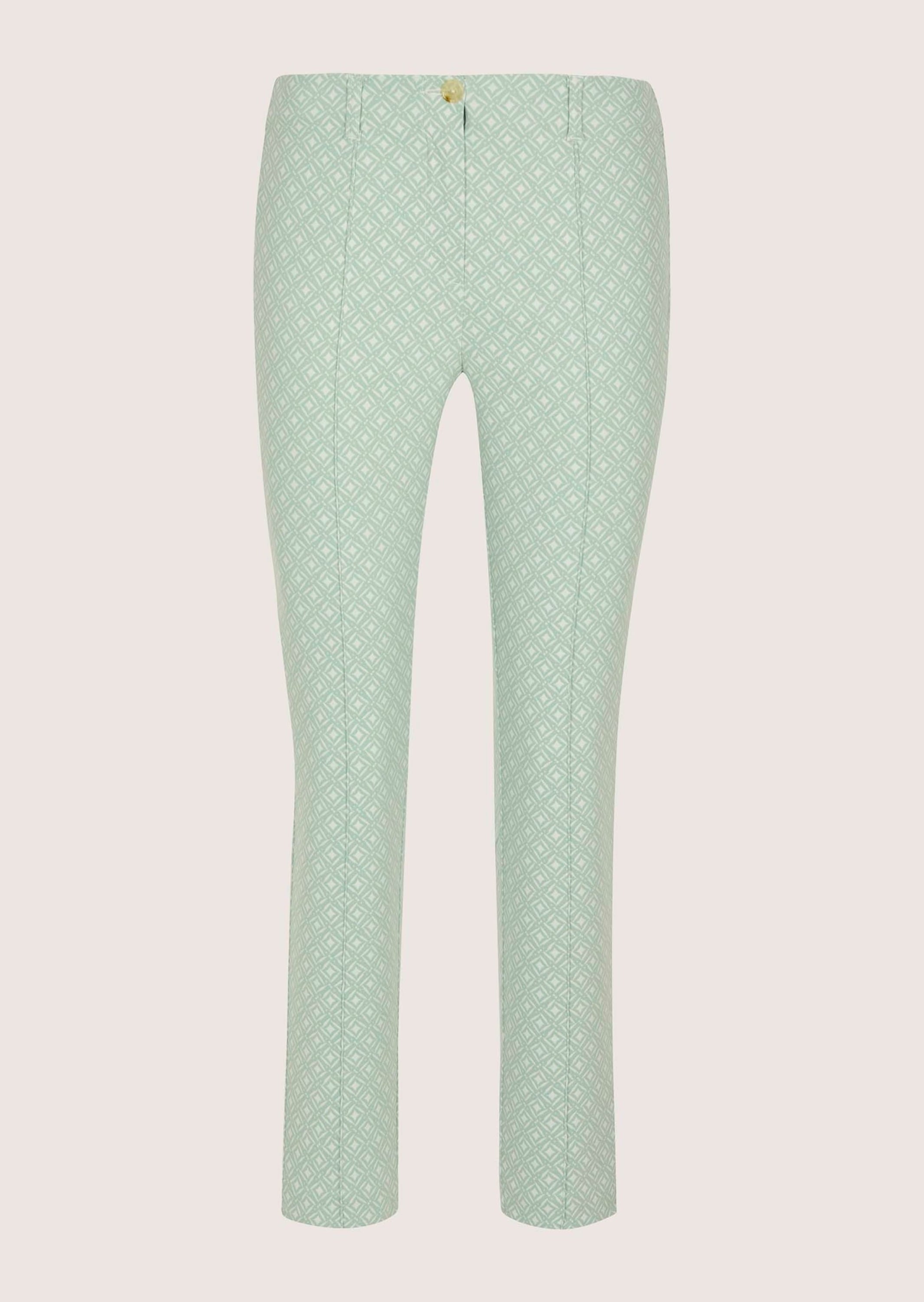 MADELEINE Stoffhose »Jerseyhose Jacquardhose mit grafischem Muster«  Jacquardhose mit elastischem Bund