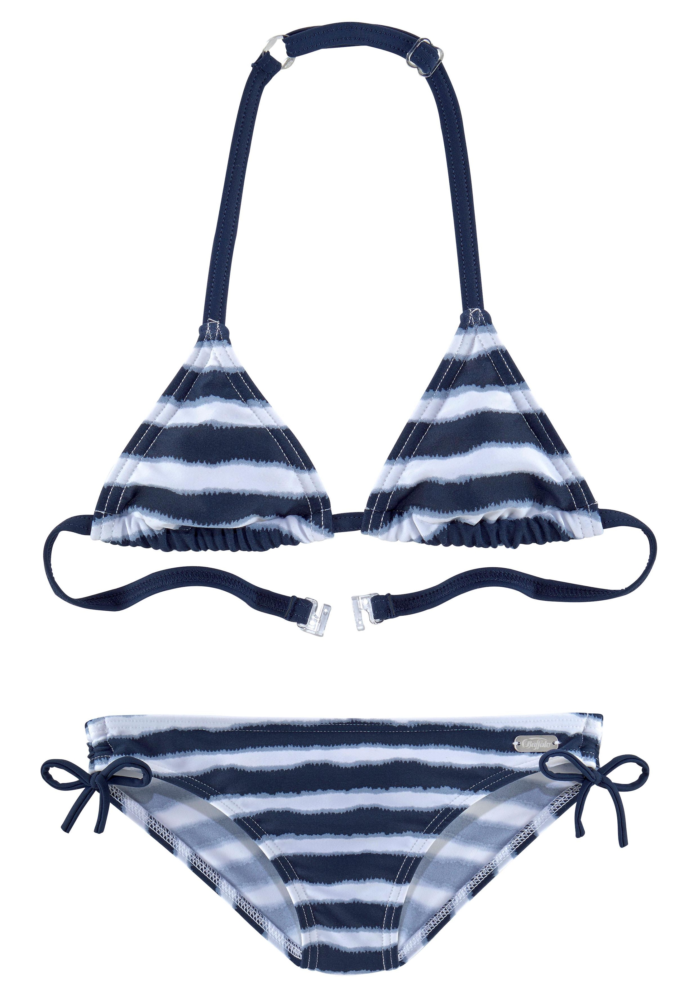 bei online Triangel-Bikini, in OTTO trendiger Buffalo Streifen-Optik