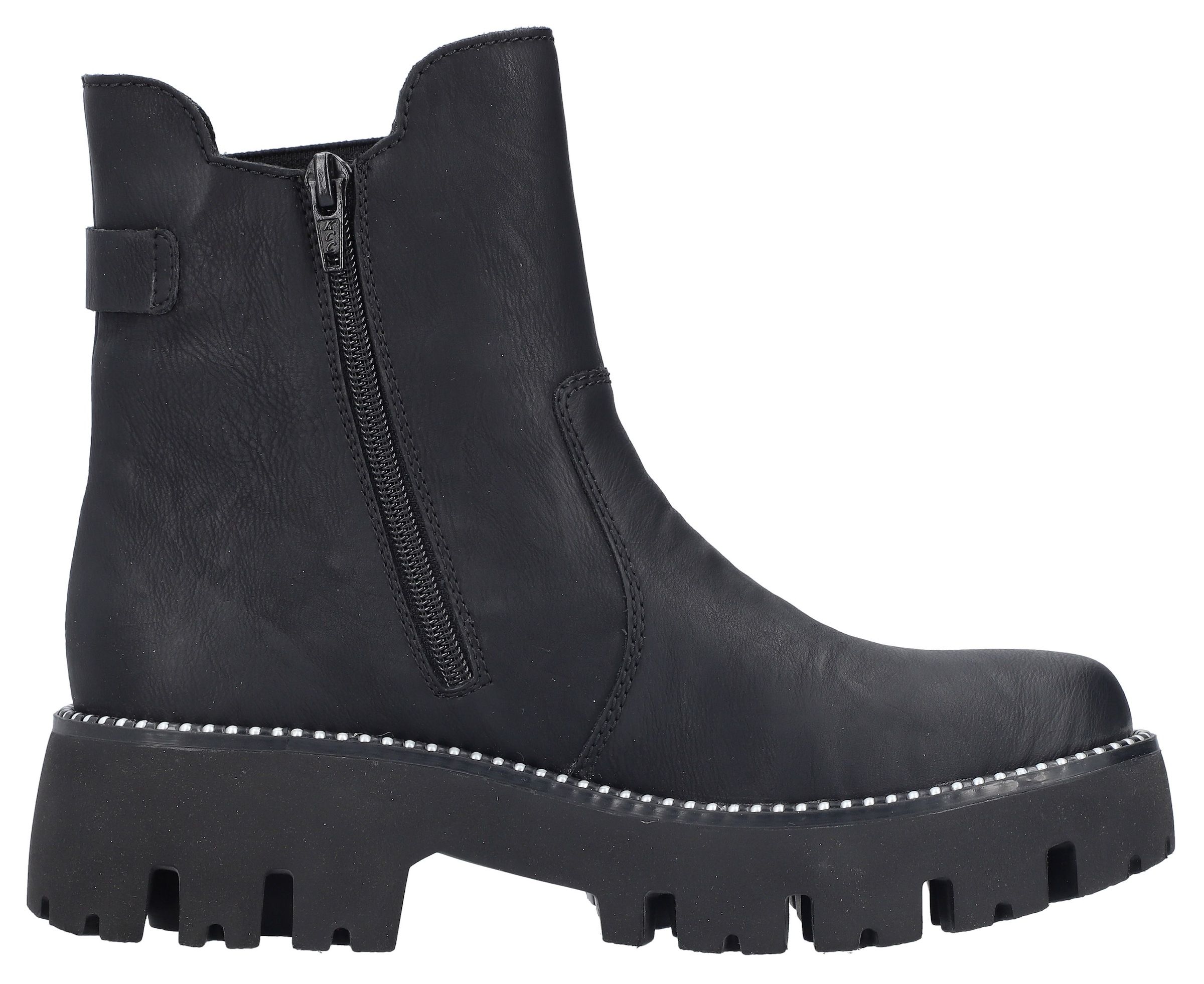 Rieker Chelseaboots, Schlupfboots, Stiefelette, Plateau, mit Innenreißverschluss