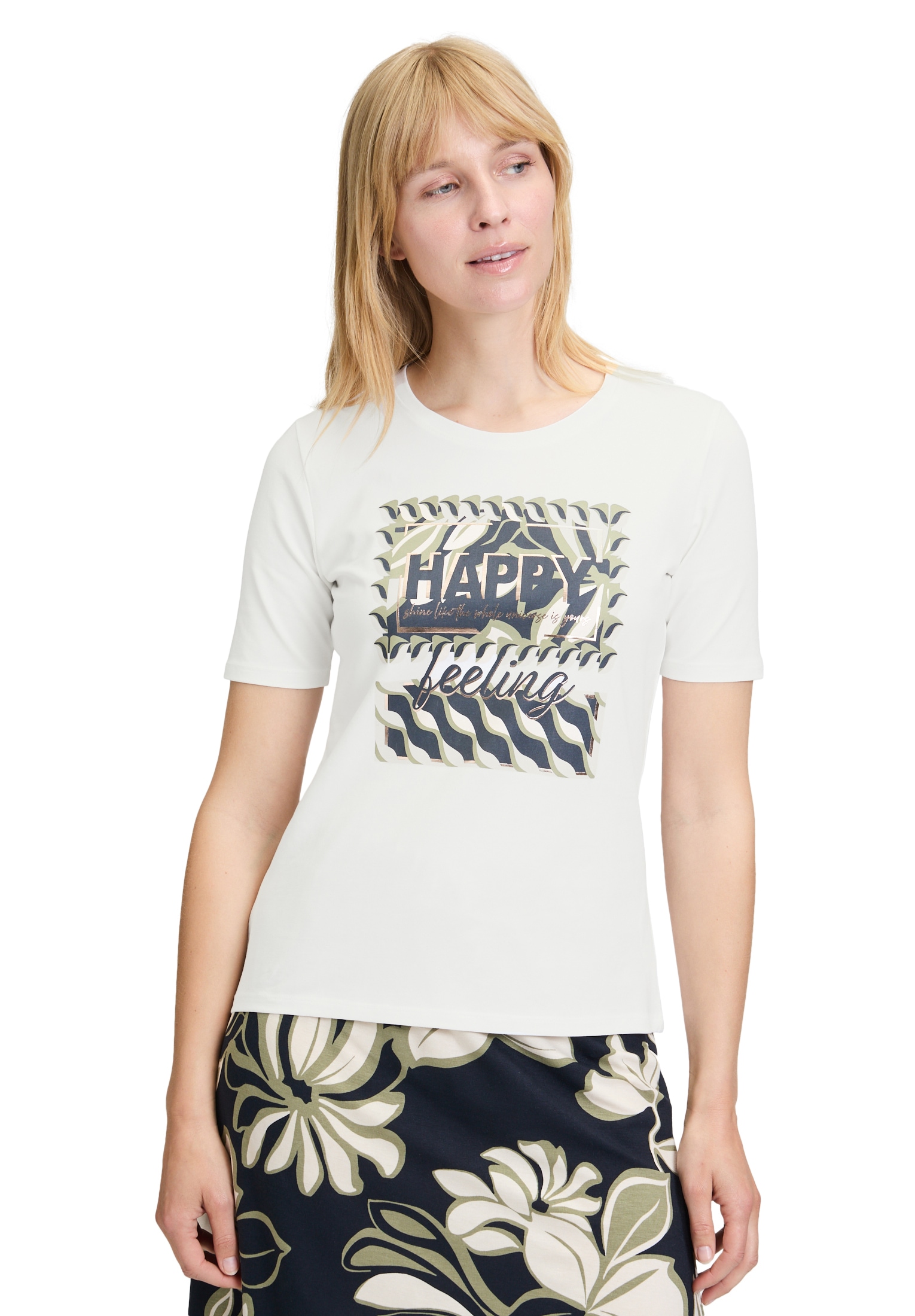 Betty Barclay Langarmshirt »Basic Shirt mit Placement«
