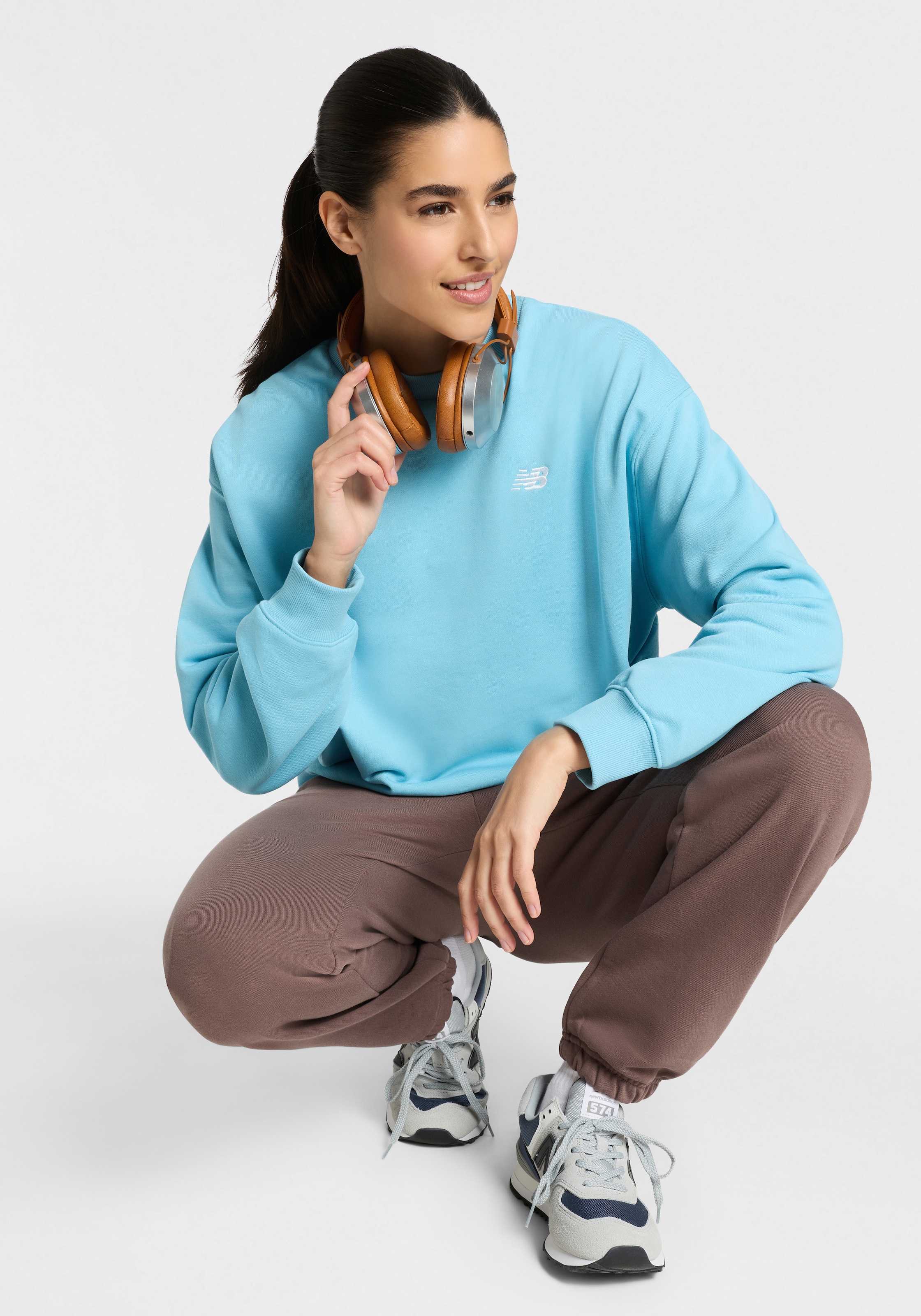 New Balance Sweatshirt »Sport Essentials French Terry Crew«, lockere Passform, mit Rundhalsausschnitt
