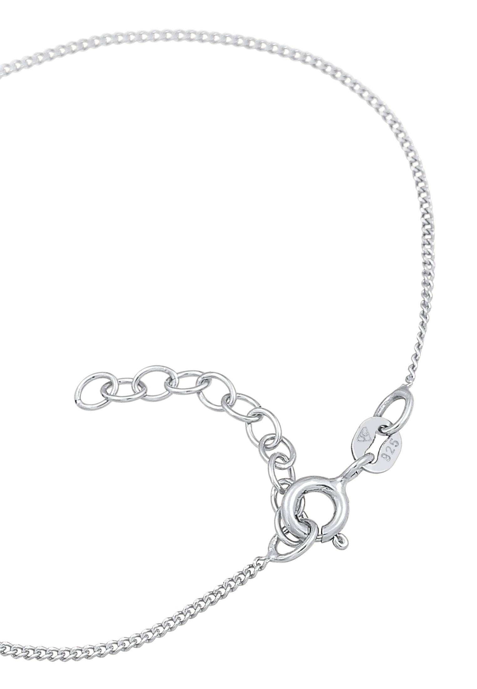 Elli Armkette »Armband mit Smile Face und Kristalle 925 Silber«