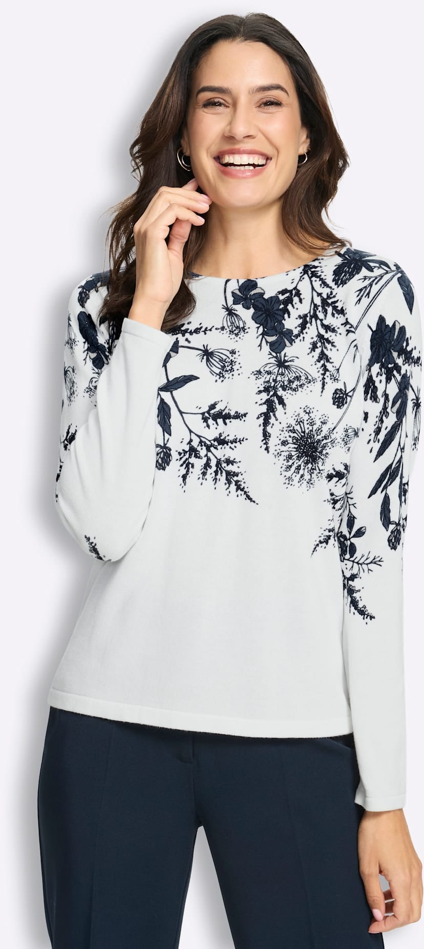 Inspirationen Strickpullover »Feinstrick-Pullover«