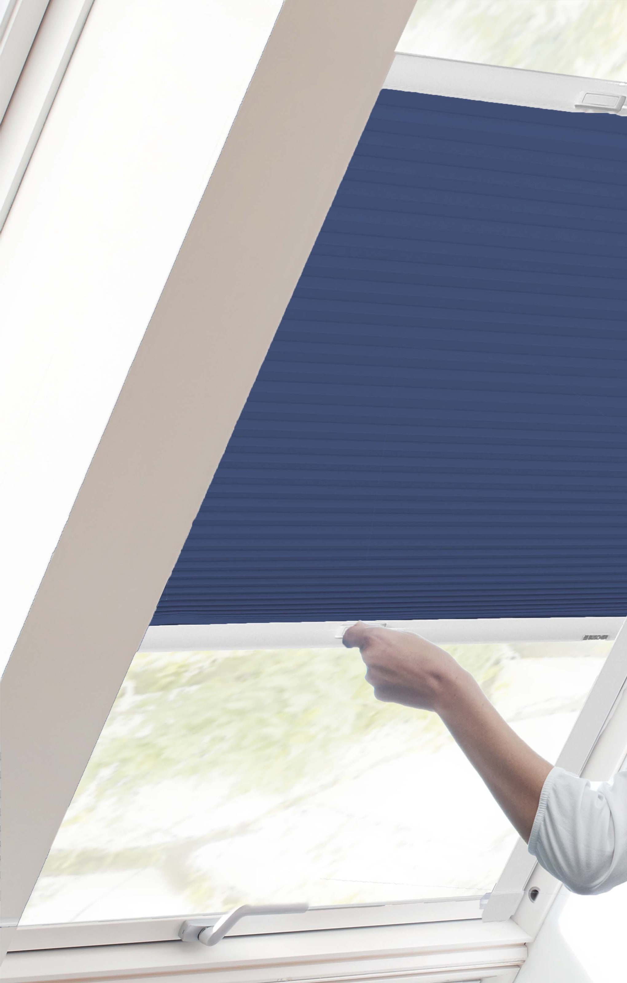 sunlines Dachfensterplissee bei »StartUp OTTO verspannt, mit kaufen Führungsschienen abdunkelnd, VD«, Honeycomb Style
