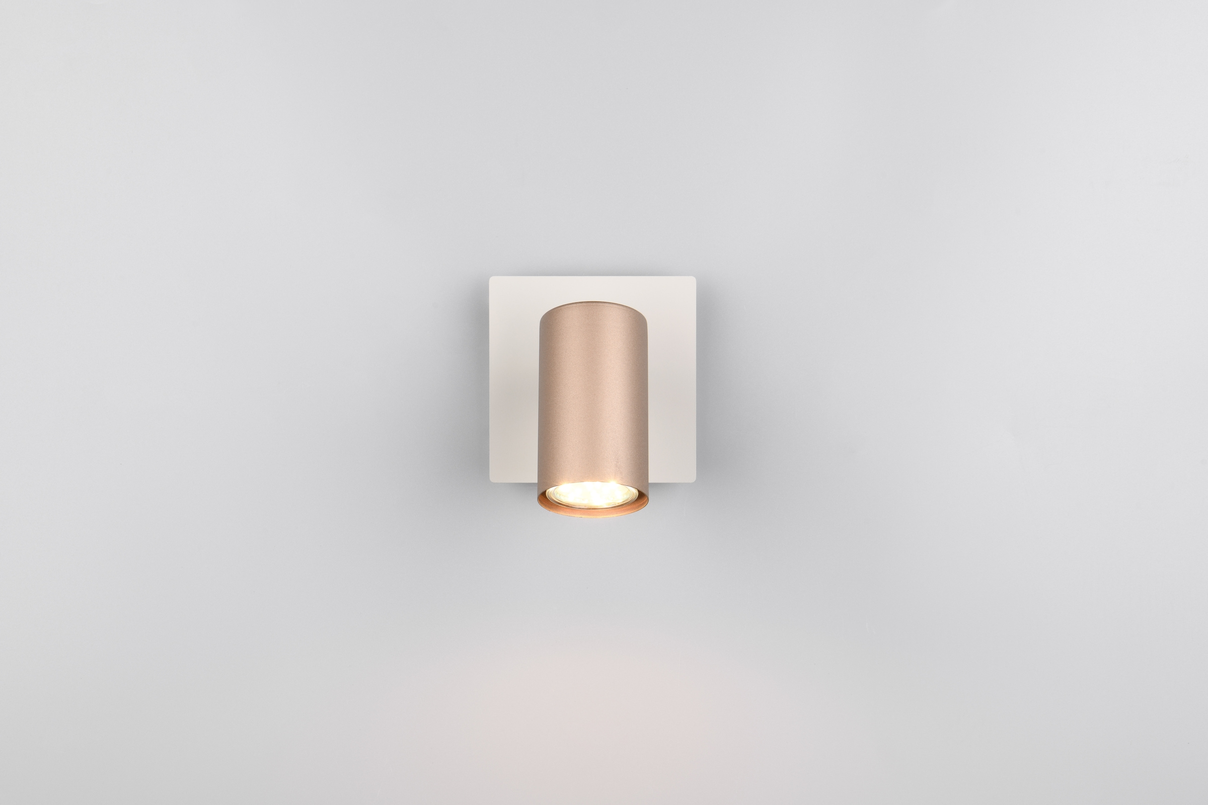 TRIO Leuchten Deckenstrahler »MARLEY, GU10 Deckenspot 1-flammig, exkl 1x GU10 max 25W, Wandspot« GU10 1 Stk. warmweiß - kaltweiß flexibel verstellbarer Spot für Wand oder Decke, in coffee + warm grey