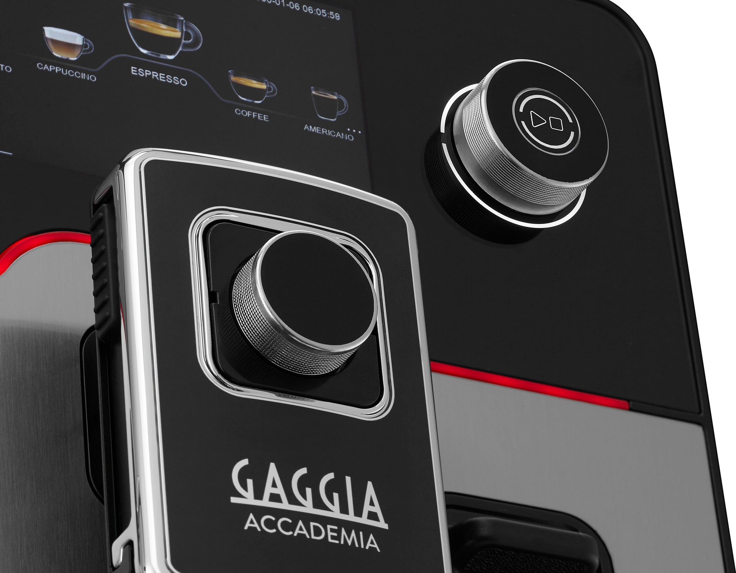 Gaggia Kaffeevollautomat »Accademia Stainless Steel«, vom Erfinder des Espresso - Barista@Home dank Espresso-Plus-System