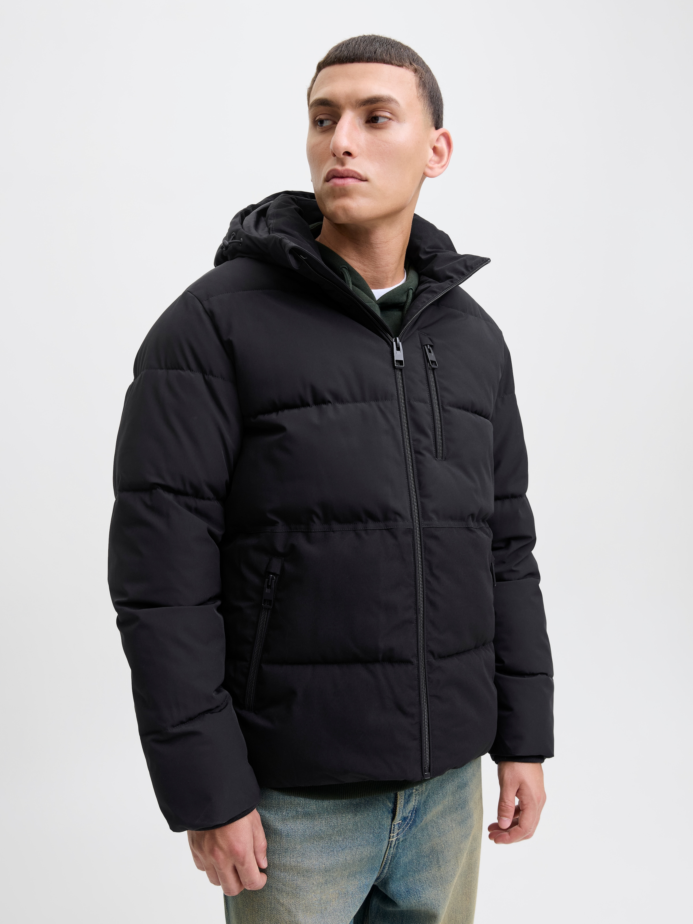 Jack & Jones Steppjacke »JJEOWEN PUFFER SN«, mit Kapuze
