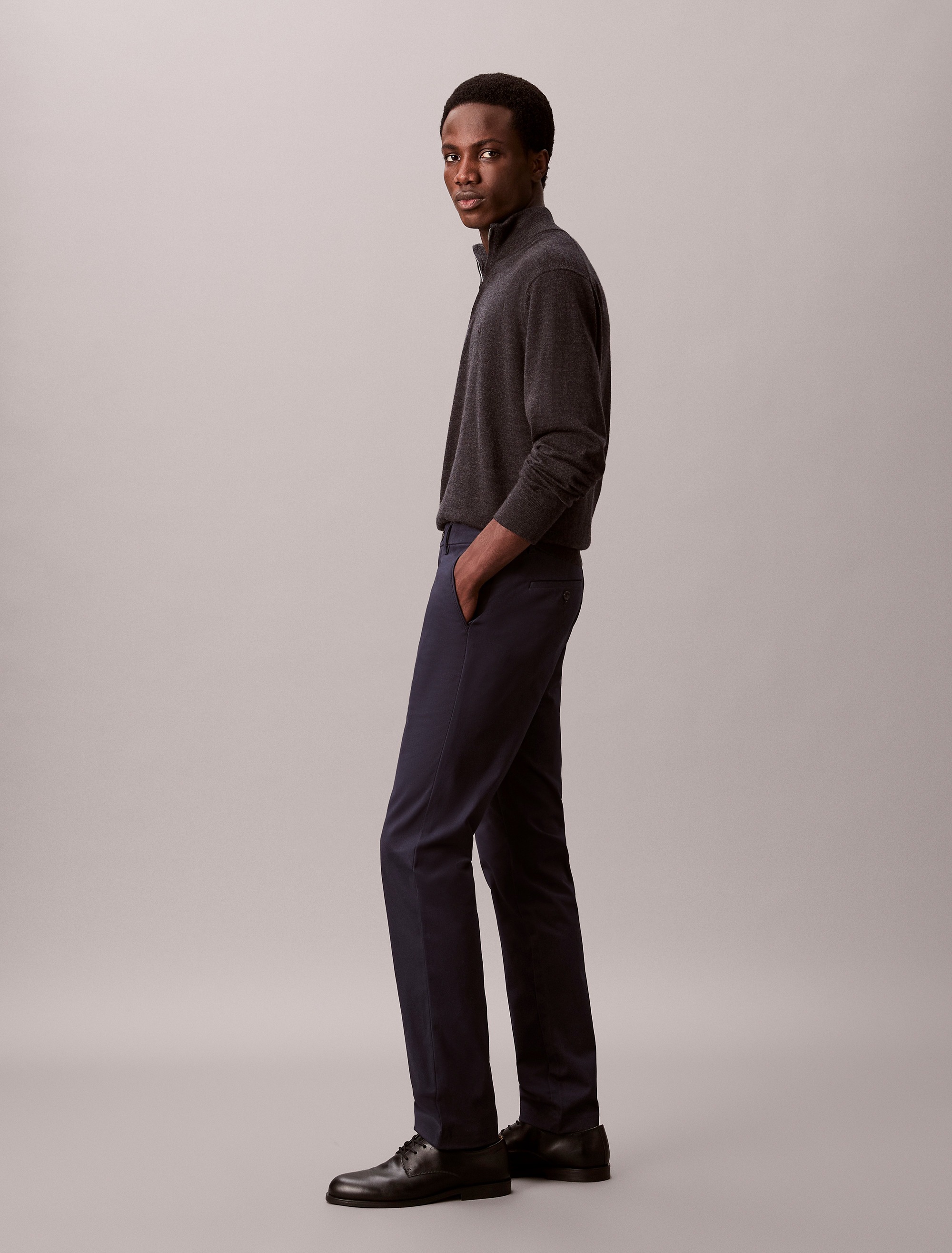 Calvin Klein Chinohose »SLIM SATEEN CHINO TROUSER«  slim fit