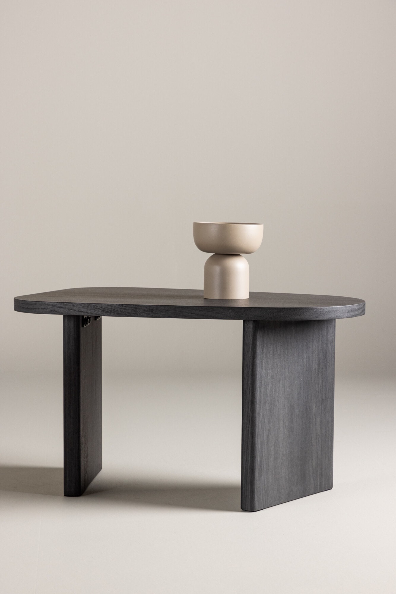 Venture Home Beistelltisch Ablagetisch, MDF, oval, niedrig, kompakt, wohnlich