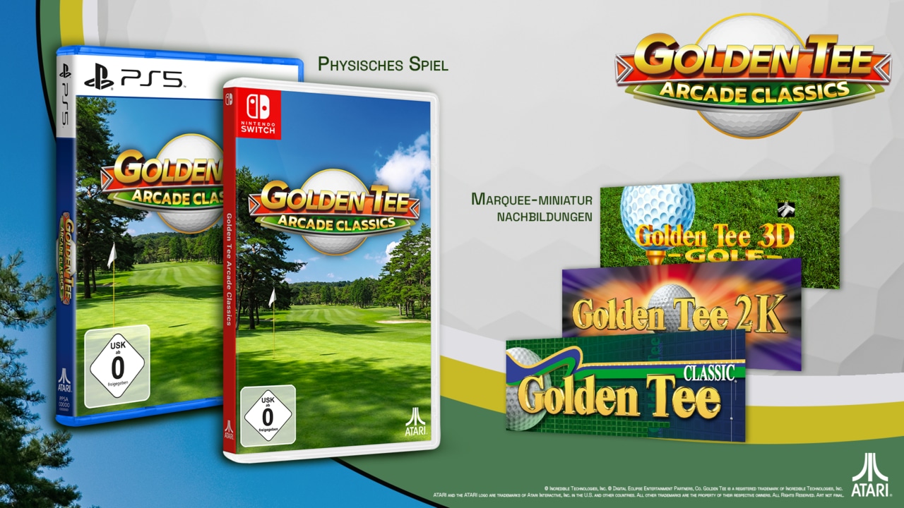 ATARI Spielesoftware »Golden Tee Arcade Classics« Nintendo Switch