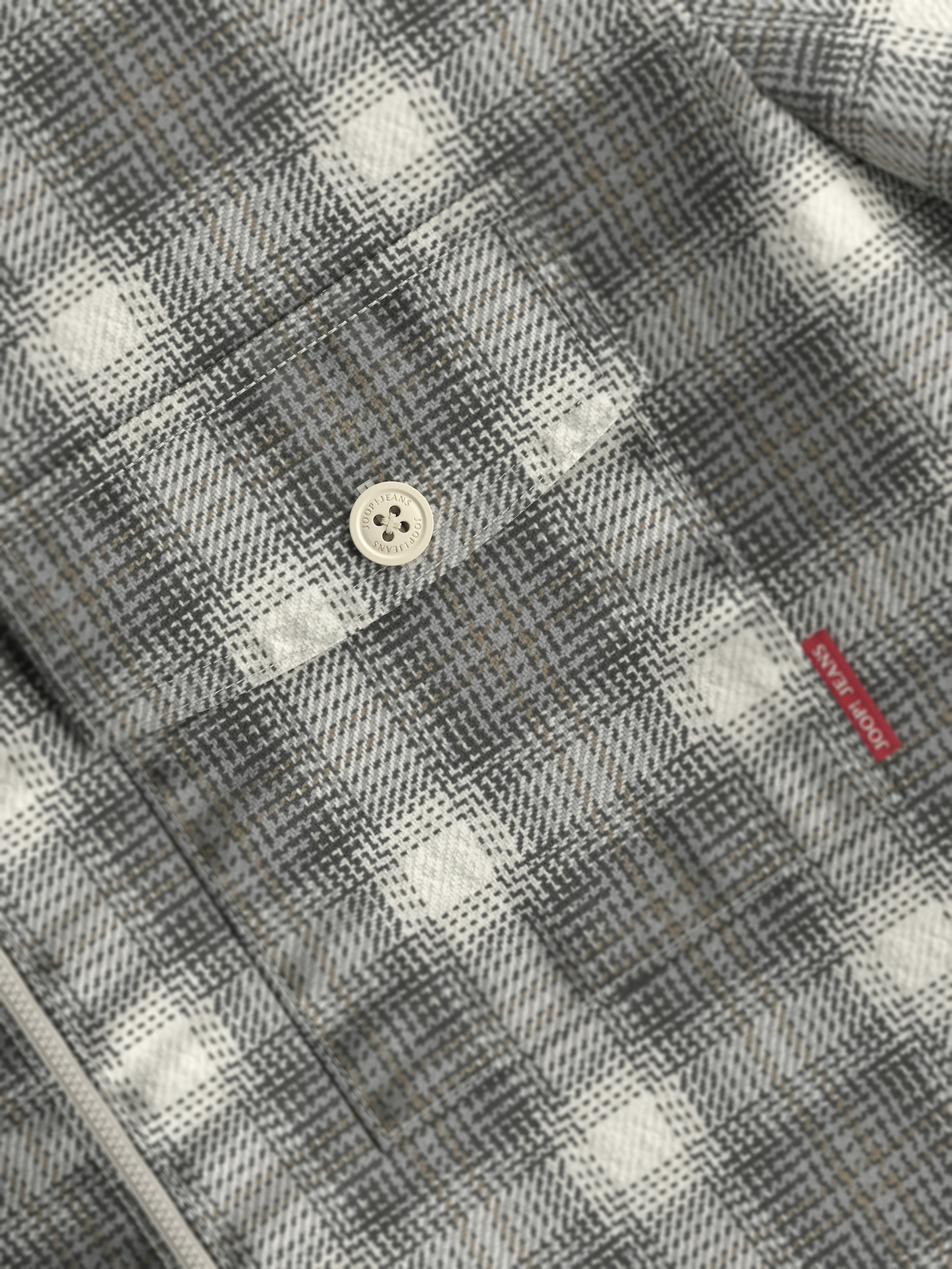 Joop Jeans Langarmhemd »Hacket-W«, Mit Rundhalsausschnitt