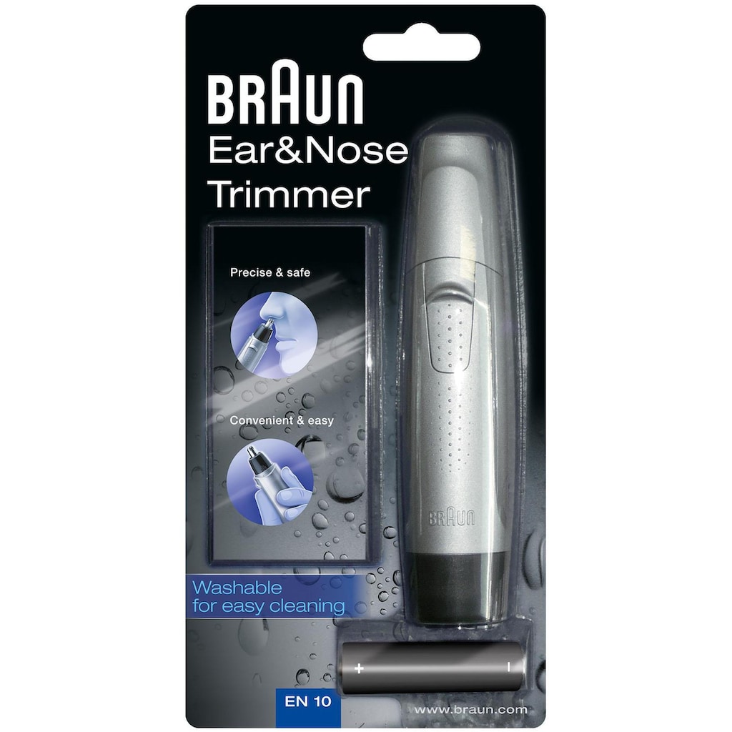 Braun Nasen- und Ohrhaartrimmer »EN10«, 1 Aufsätze, ergonomischen Premium-Design