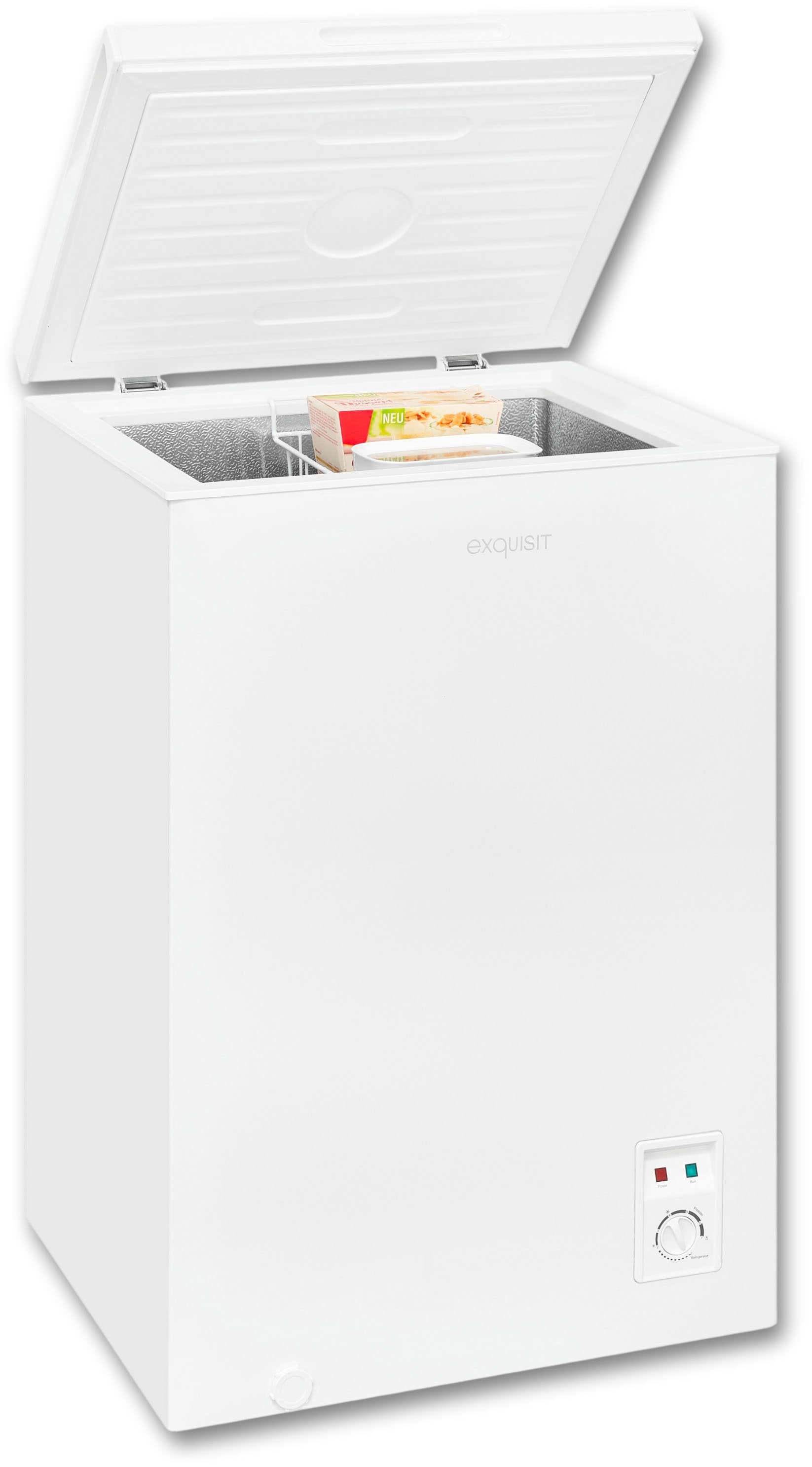 exquisit Gefriertruhe »GT100-050E weiss«, 83,5 cm hoch, 54,5 cm breit