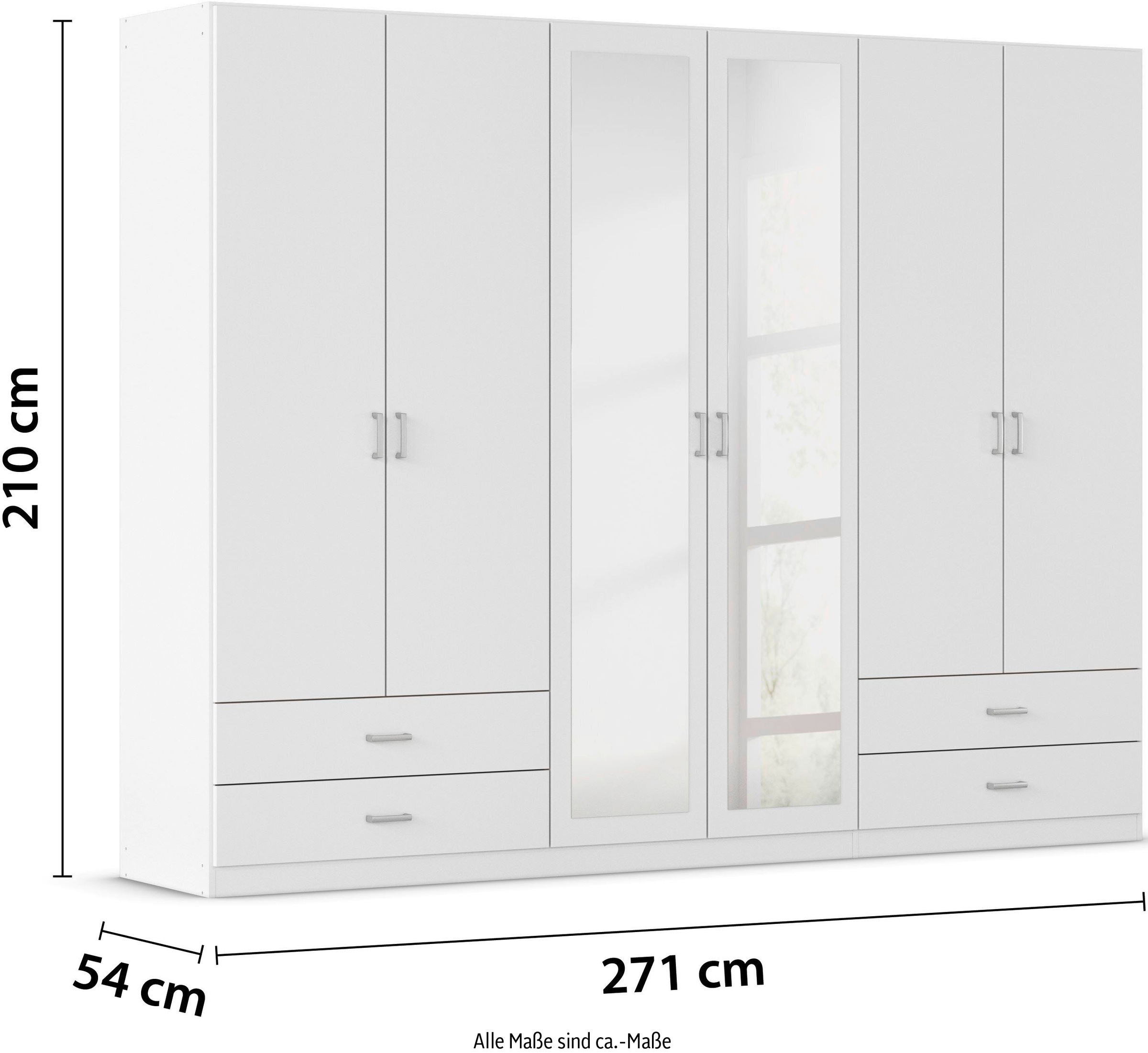 rauch Drehtürenschrank »Borbona«, Kleiderschrank Schrank Garderobe Wäscheschrank BORBONA in 2 Breiten