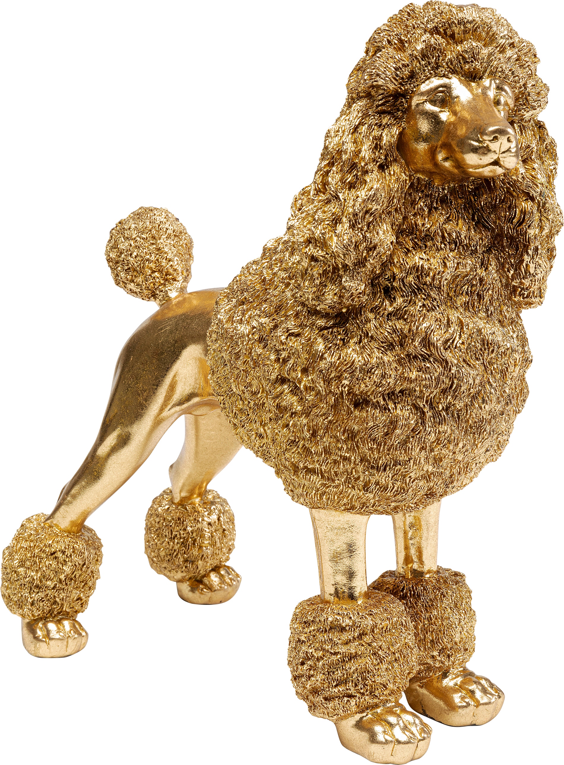 Kare Design Dekofigur »Mrs Poodle Gold 34cm«