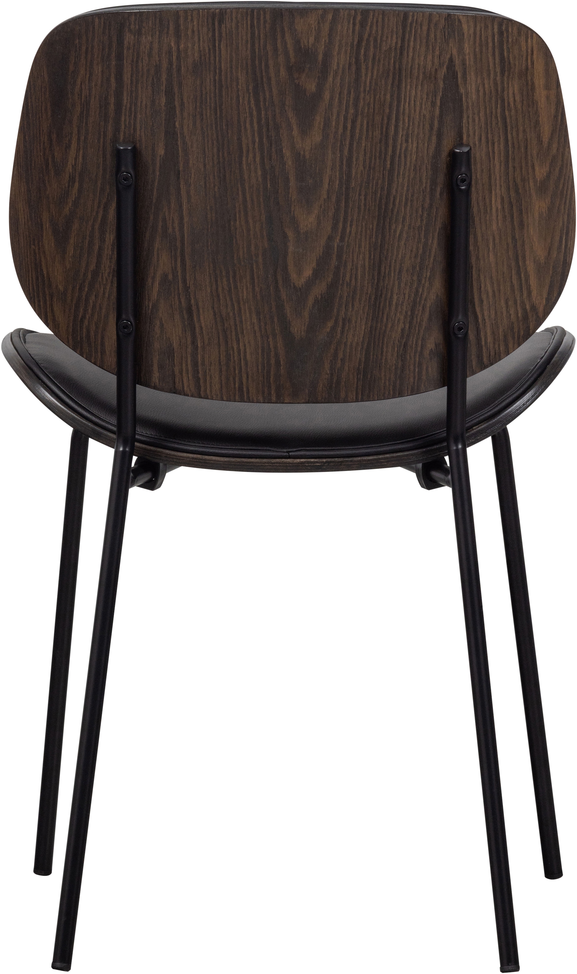 WOOOD Esszimmerstuhl »Close In mit Kunstleder-Bezug und Metallgestell B 49 x T 57 x H 80 cm« (Set) 2 Stk.Pulverbeschichtetes gestell, Tragkraft 150 kg, Lieferung im Zweierpack