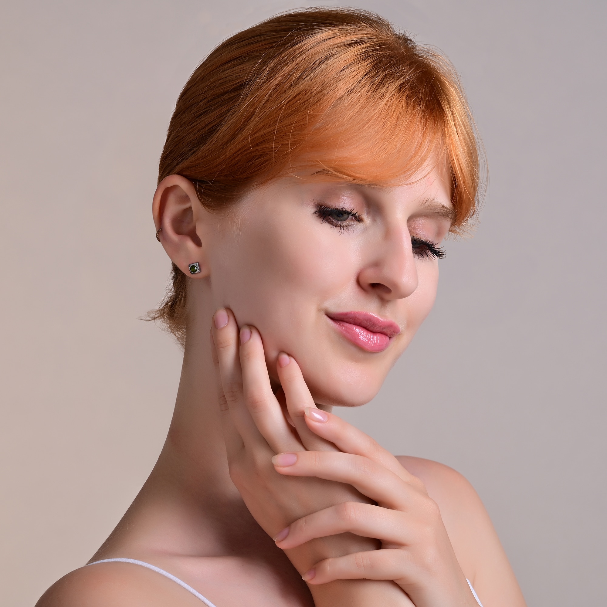 Adelia´s Paar Ohrstecker »Damen Ohrringe ¿ Ohrstecker aus Edelstahl mit Strass Steinchen«