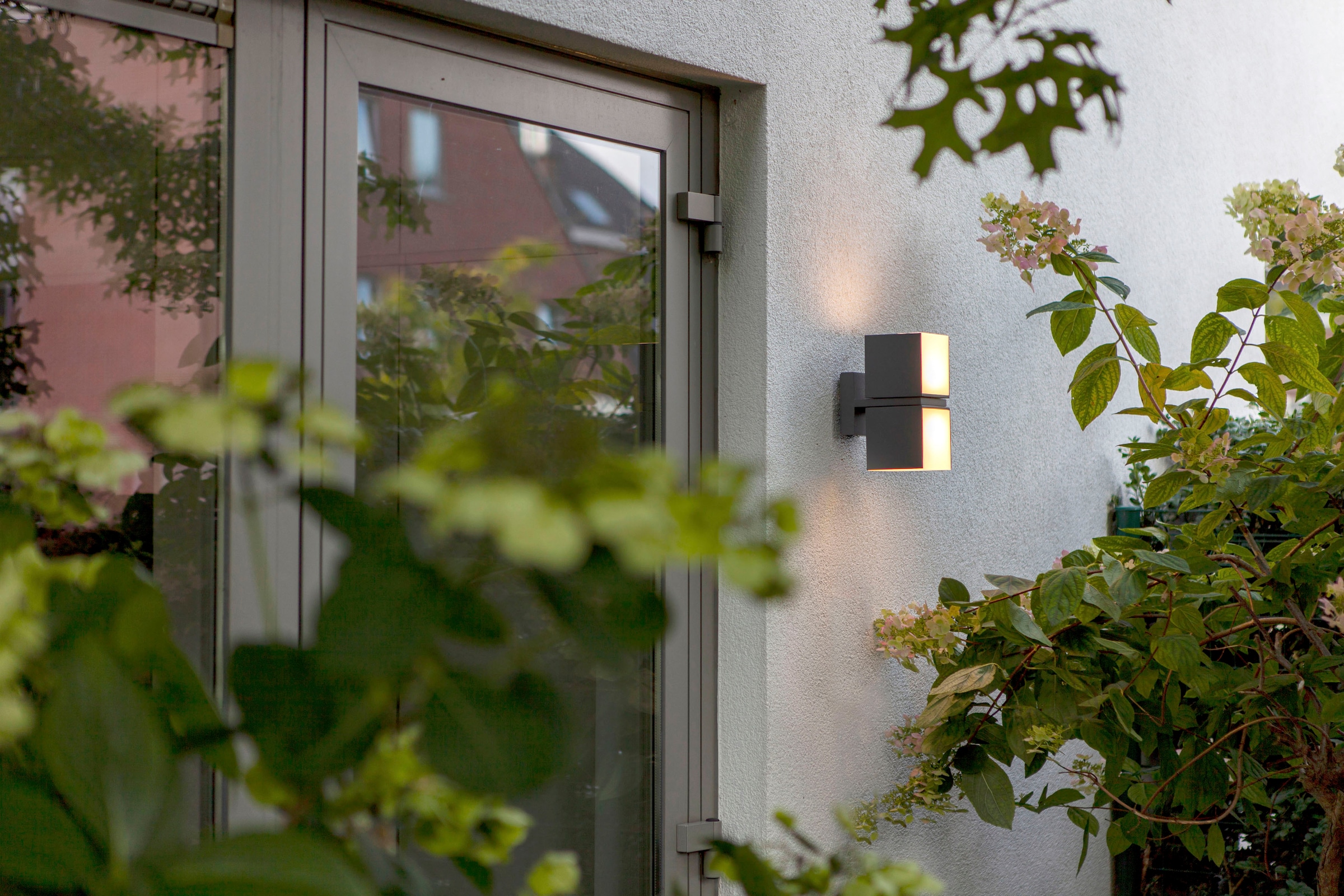 LUTEC LED Außen-Wandleuchte »CUBA«, Leuchtmittel LED-Modul | LED fest integriert, drehbar