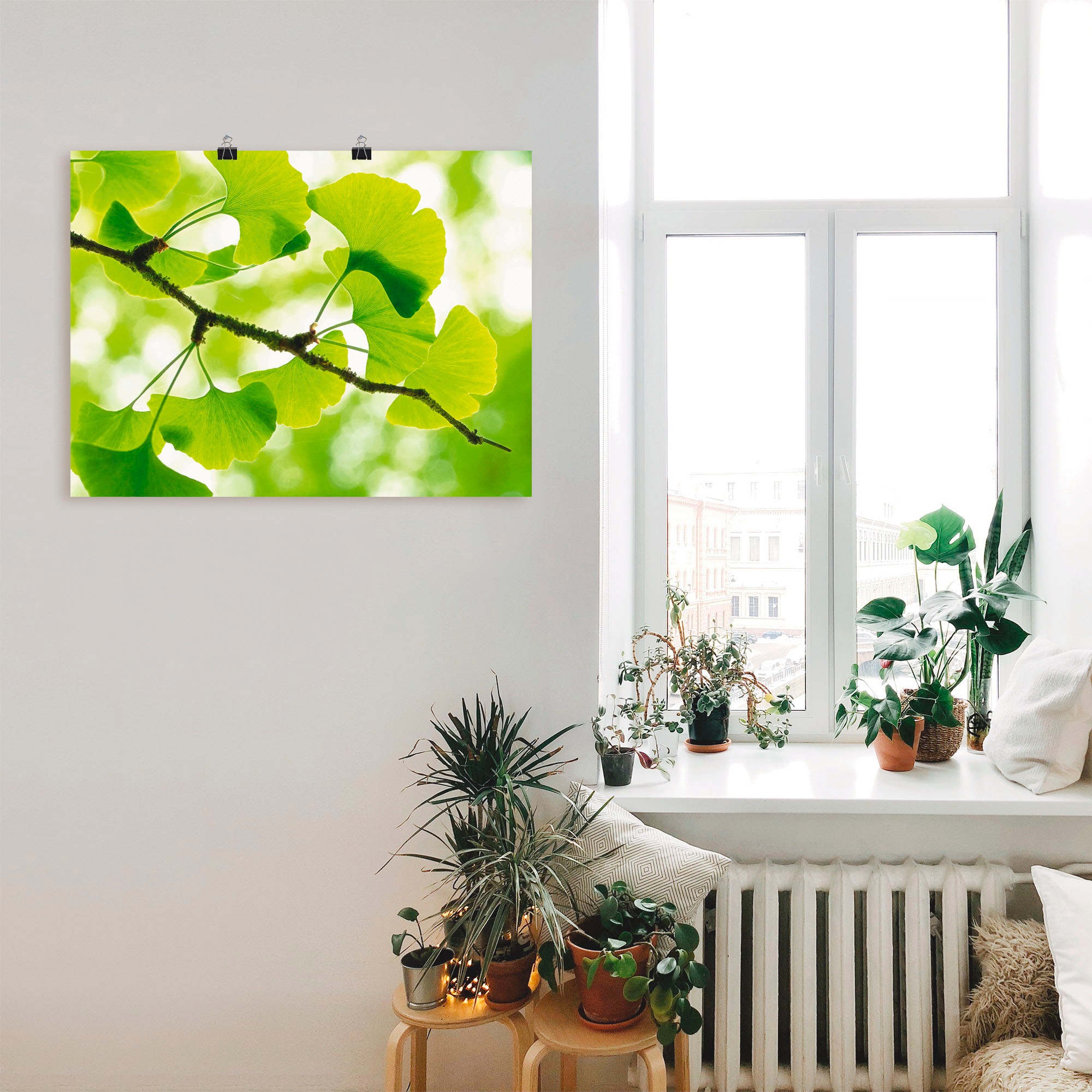 Artland Wandbild »Ginkgo« Blätter 1 Stk. tlg. als Leinwandbild, Poster in verschied. Größen