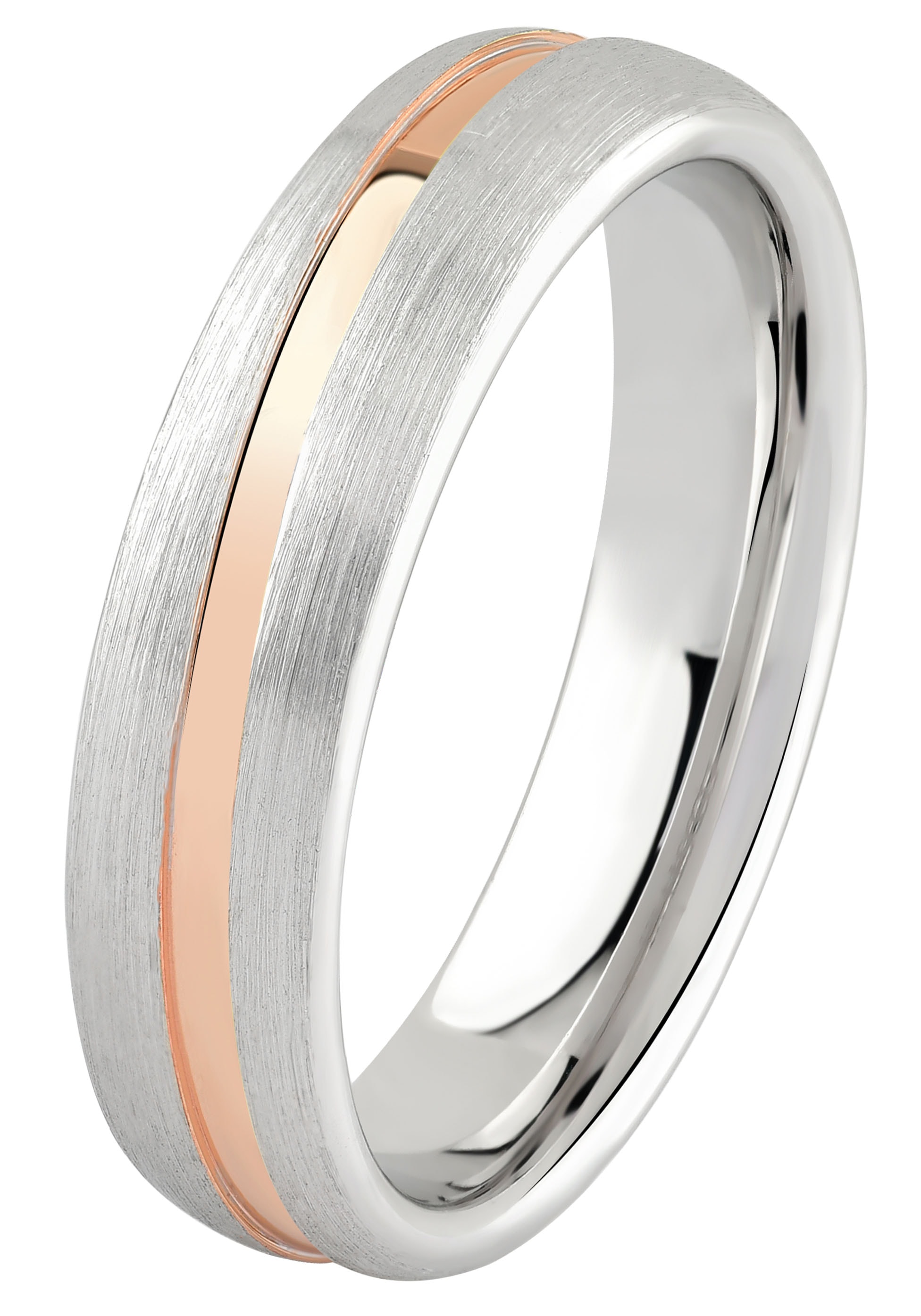 DOOSTI Trauring »Schmuck Geschenk Silber 925 Trauring Ehering Partnerring LIEBE«, wahlweise mit oder ohne Zirkonia