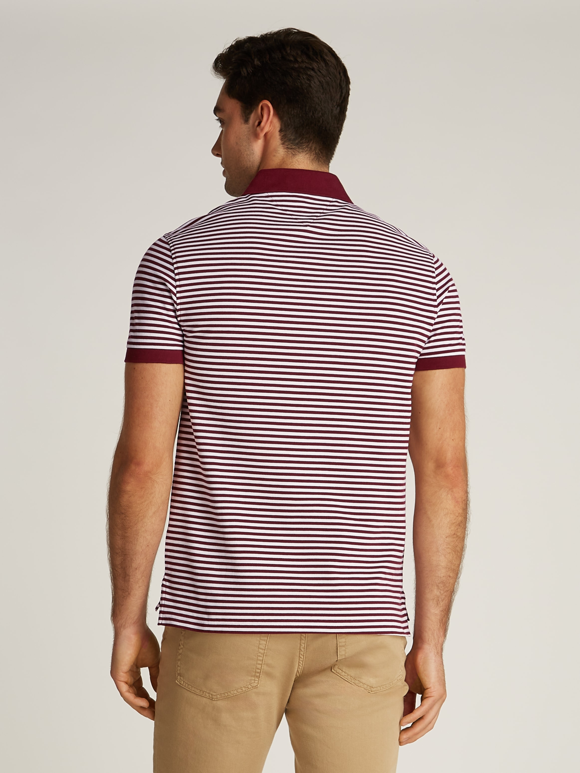 Tommy Hilfiger Poloshirt »1985 SLIM POLO«, aus leicht strukturiertem Piqué-Material
