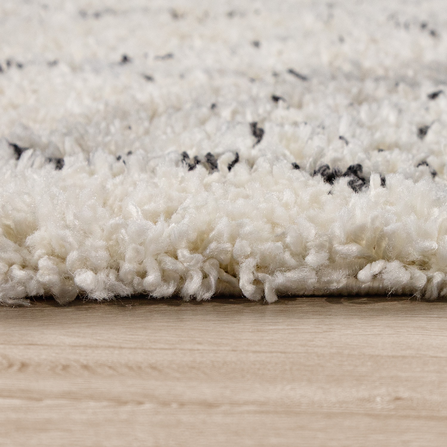 Paco Home Hochflor-Teppich »Kalmar 448«, rechteckig, 44 mm Höhe, Shaggy, Scandi Design, modernes Rauten Muster, weich & kuschelig
