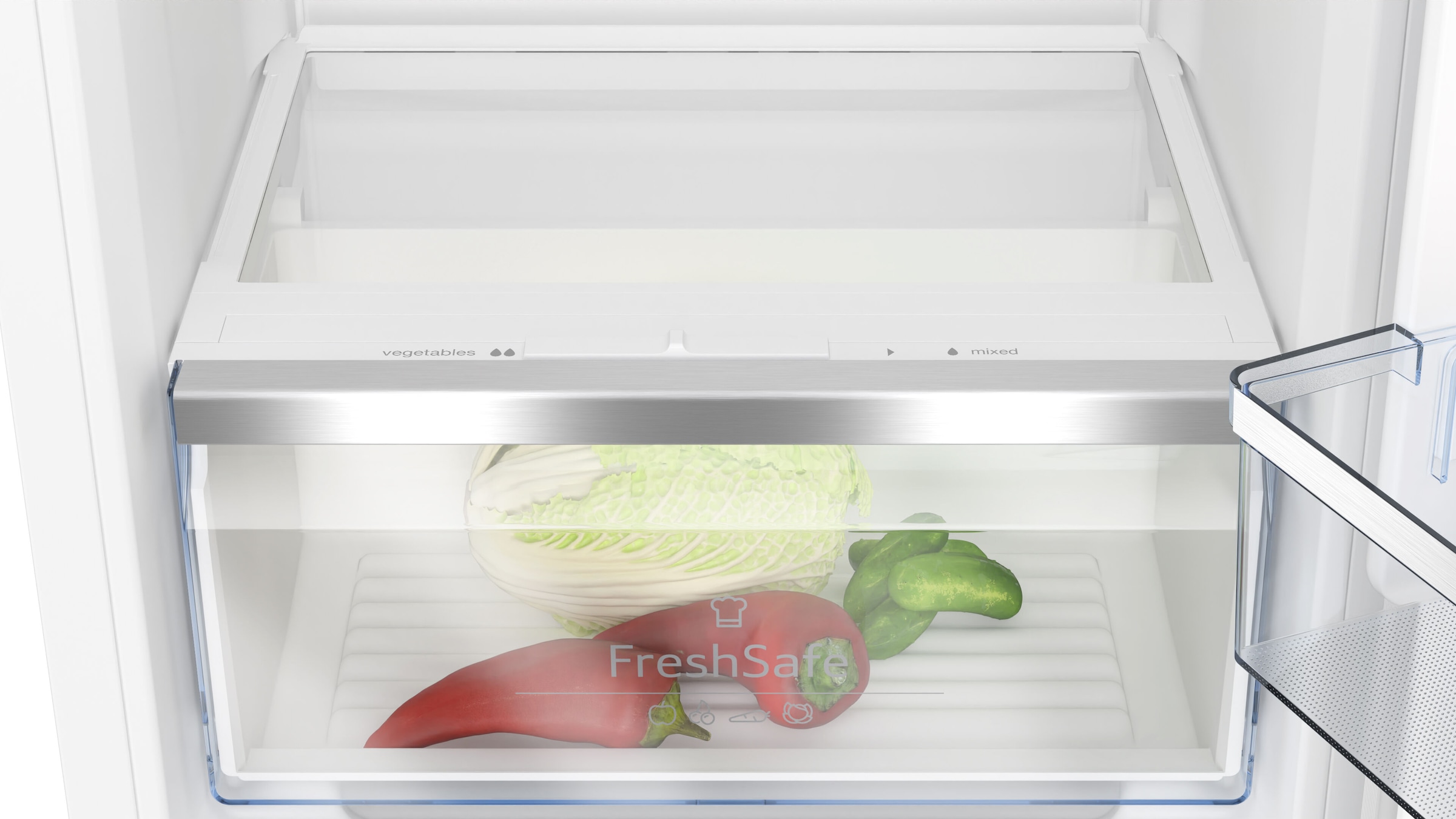 NEFF Einbaukühlschrank N 70 »KI1413DD1«, Fresh Safe: Schublade für flexible Lagerung von Obst & Gemüse