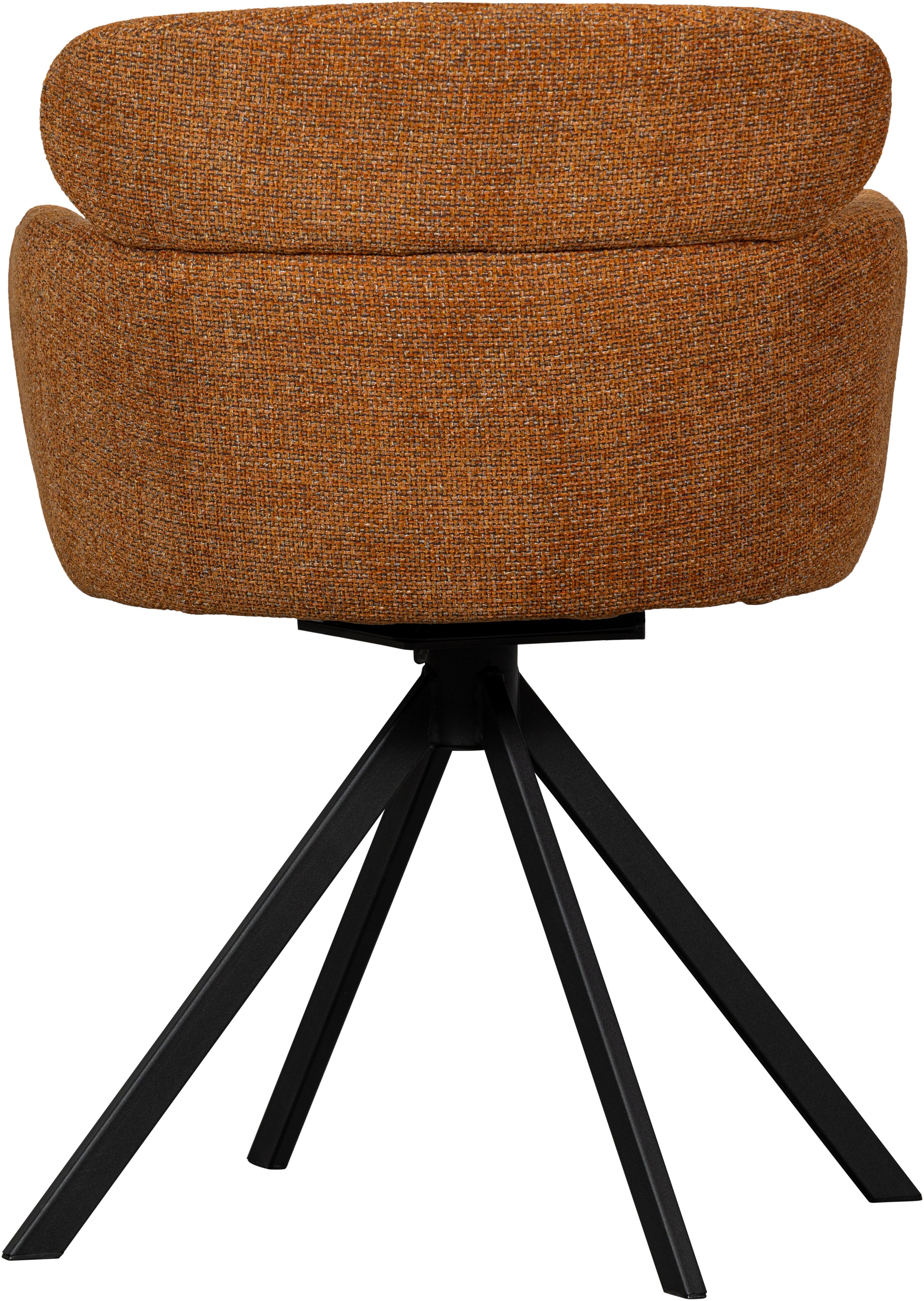 WOOOD Esszimmerstuhl »Fenne« (Set) 2 Stk.Polterstuhl mit Drehfuß, gewebtem Stoff, Höhe 80 cm