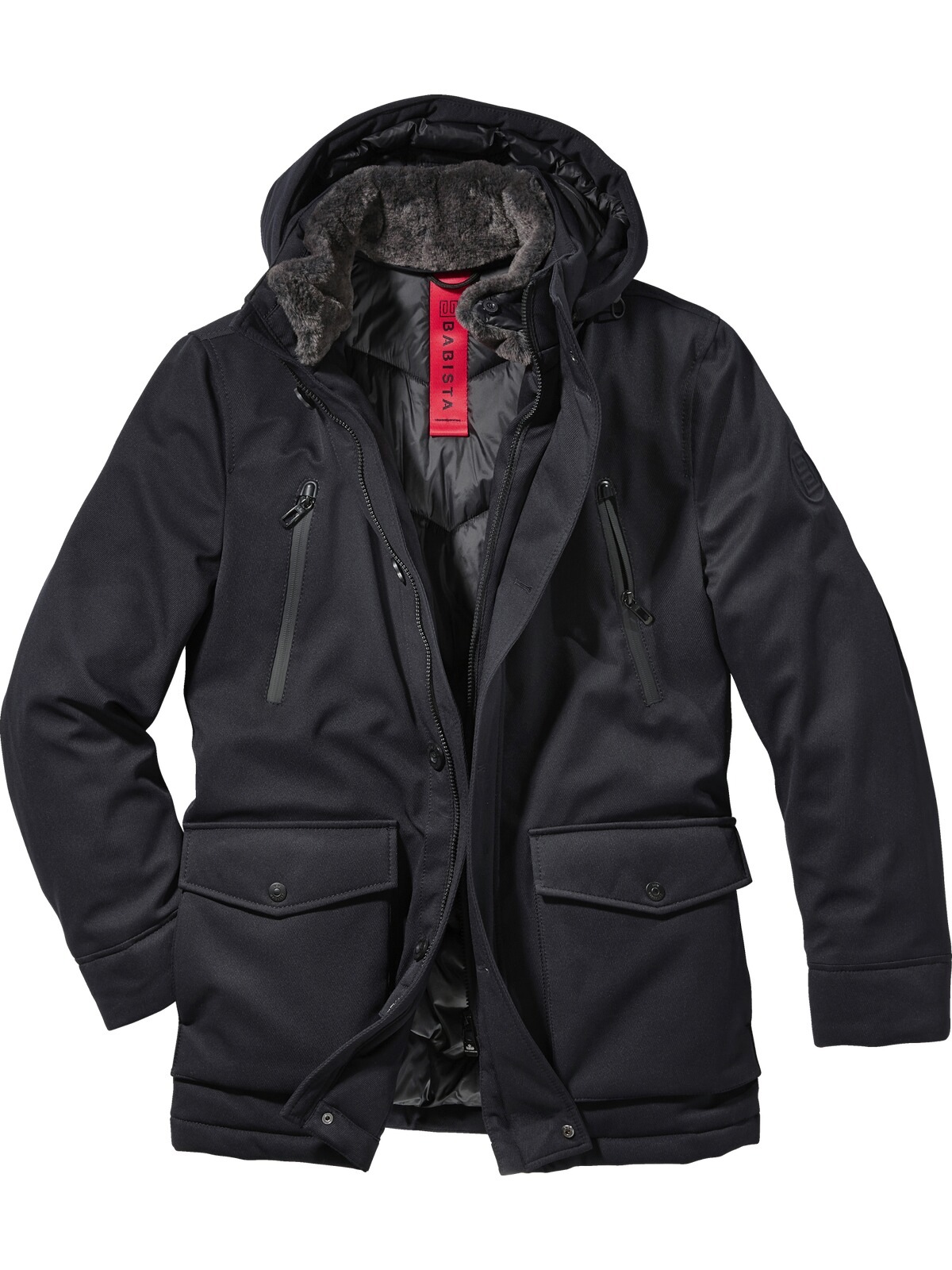 Babista Parka »Jacke LOROTESSO«, (1 St.), mit abnehmbarem Fellkragen