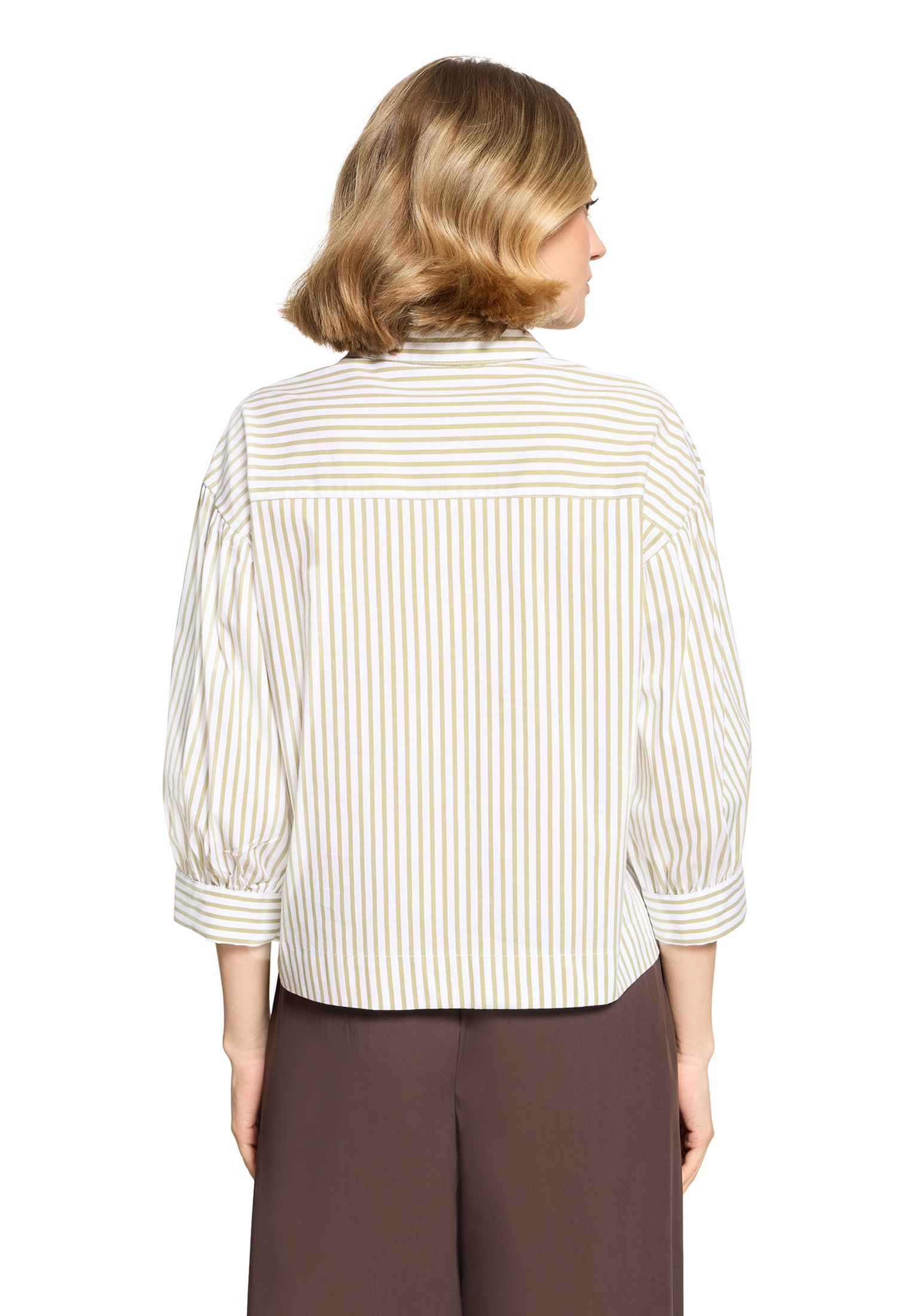 Cartoon Klassische Bluse »Streifenbluse mit Raffung«