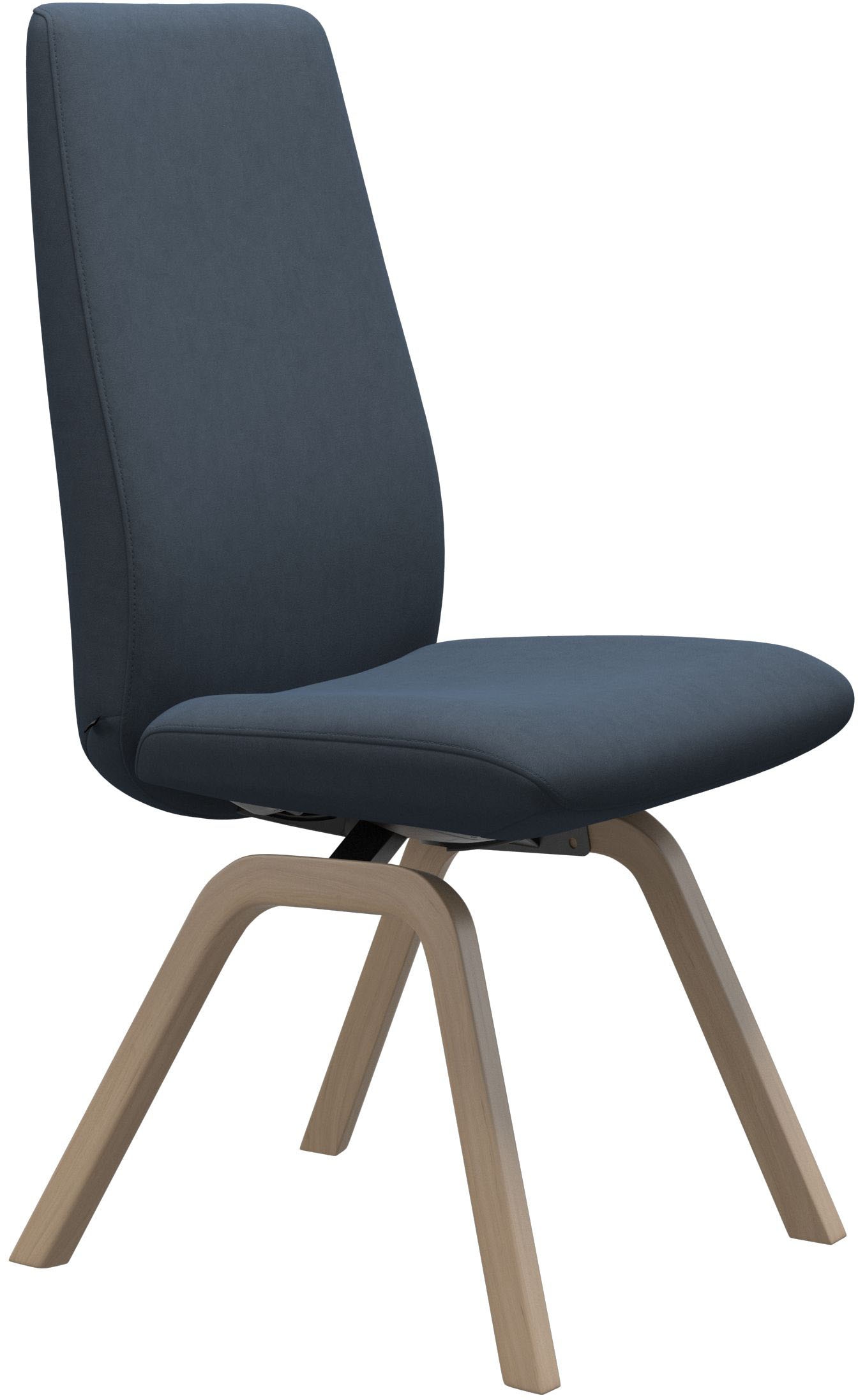 Stressless® Polsterstuhl »Laurel«, Microfaser DINAMICA, High Back, Größe L, mit schräggestellten Beinen in Eiche natur