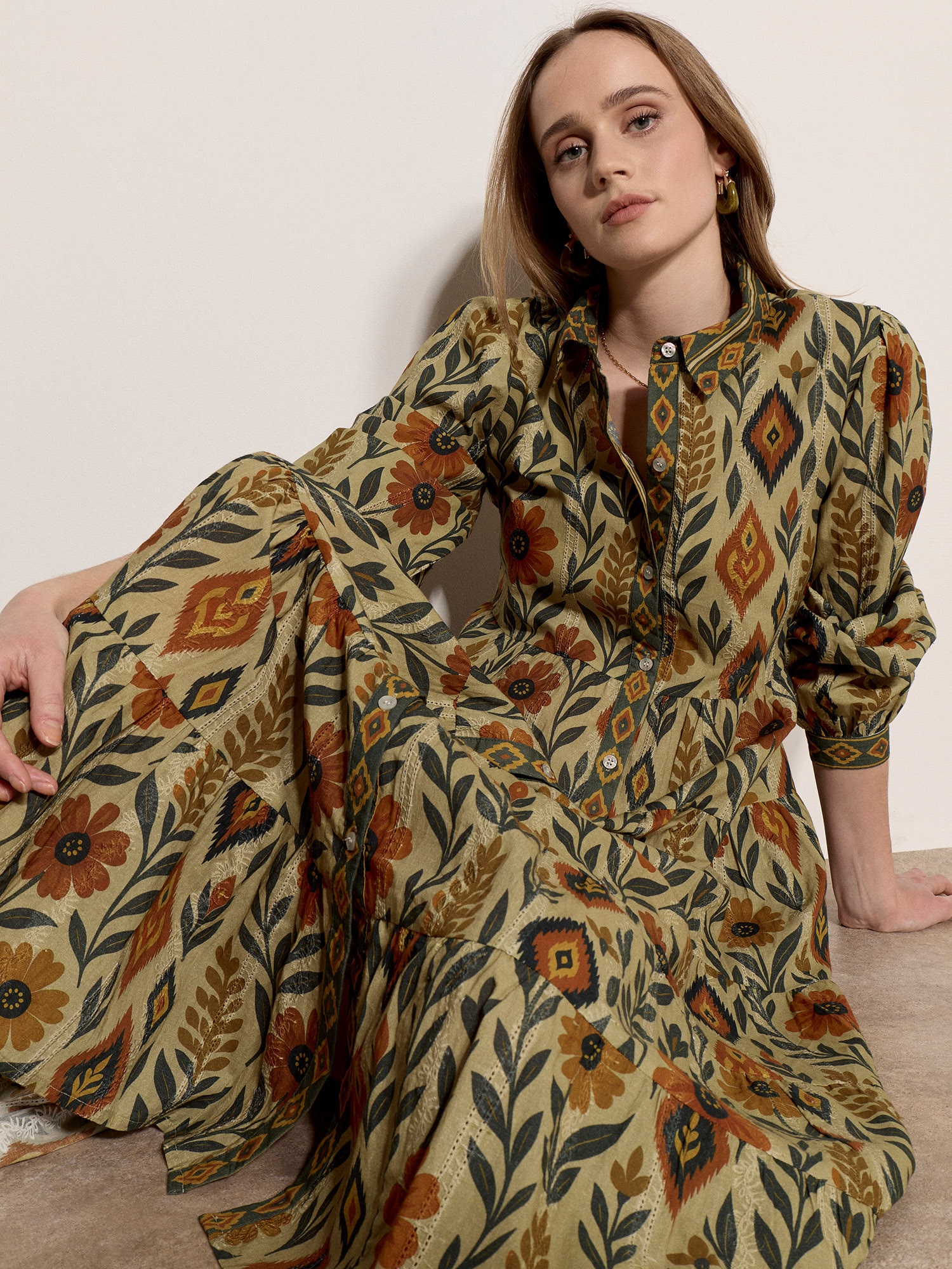 Apricot Midikleid »Midikleid« mit Stufen