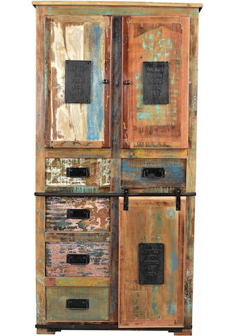 SIT Stauraumschrank »Jupiter«, aus recyceltem Altholz, Höhe 180 cm, Shabby Chic, Vintage kaufen