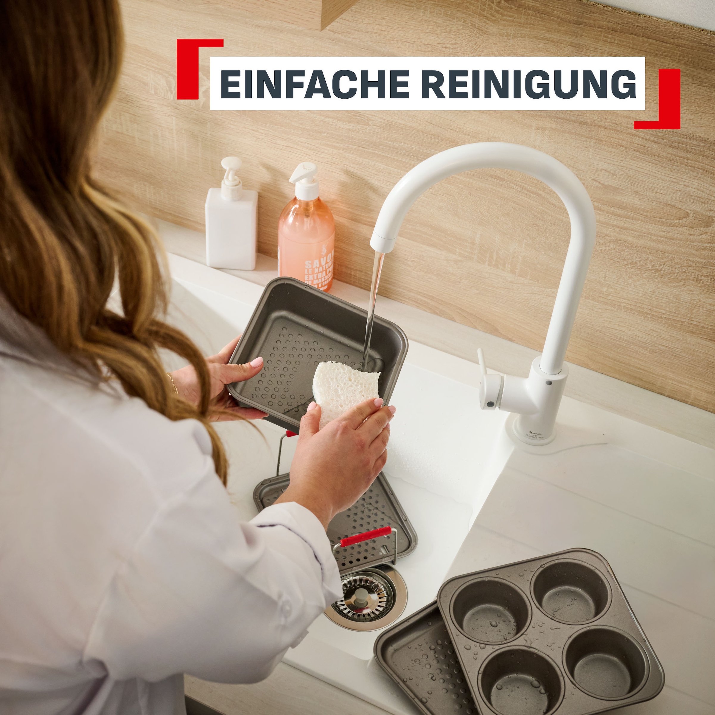 Tefal Backform »Dail'Easy, Backeinsatz für die Heißluftfritteuse« stapelbar, antihaftbeschichtet