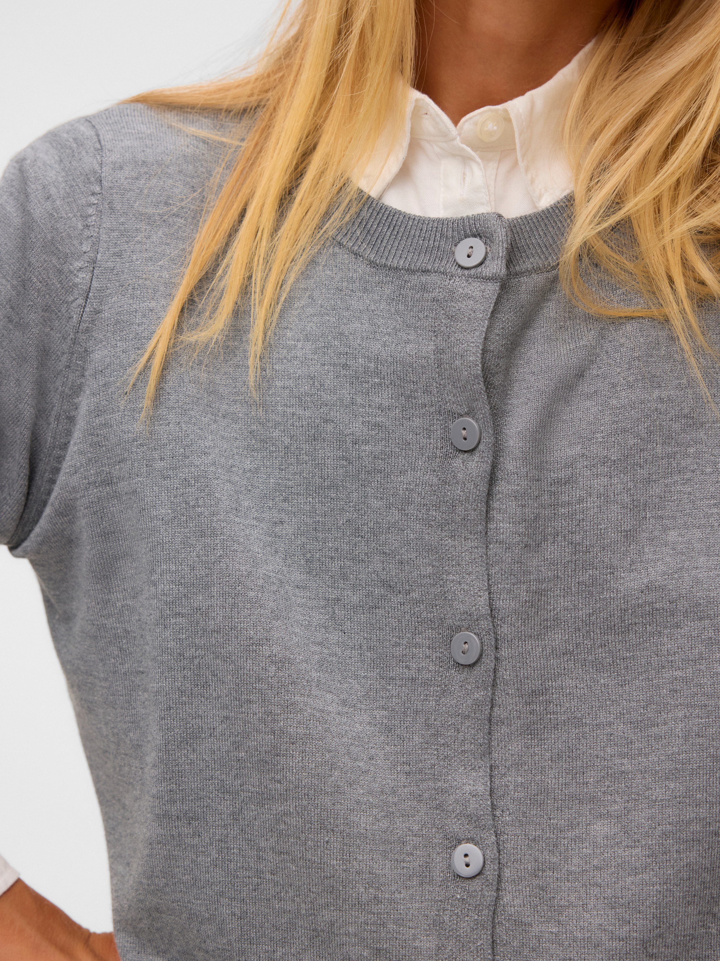 Vero Moda Strickjacke »VMSILJE LS O-NECK CARDIGAN NOOS« Viskosemischung, regular fit