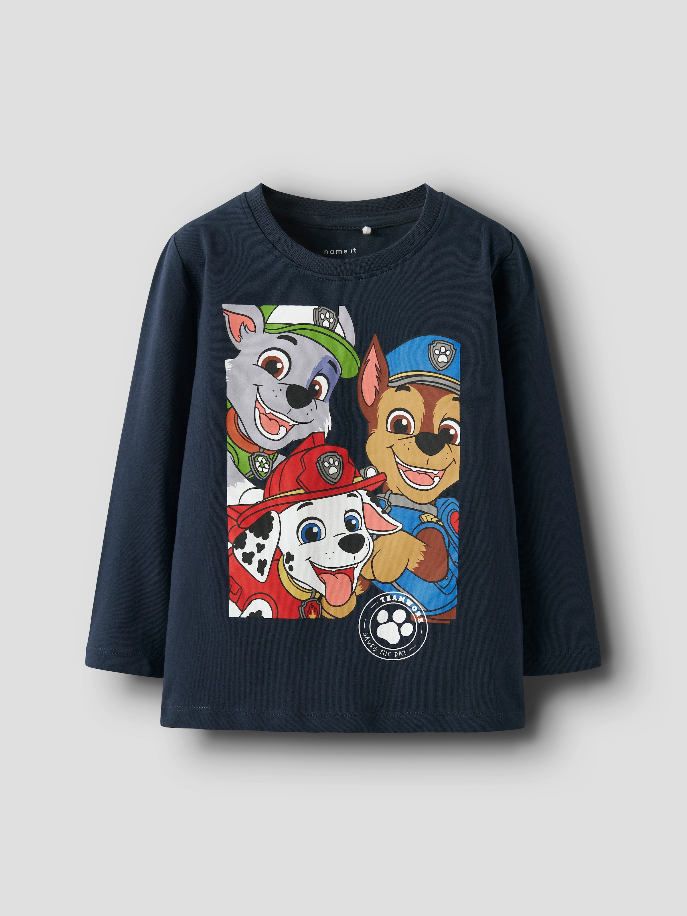 Name It Langarmshirt »NMMNITIN PAW LS NREG TOP BOX CPLG«