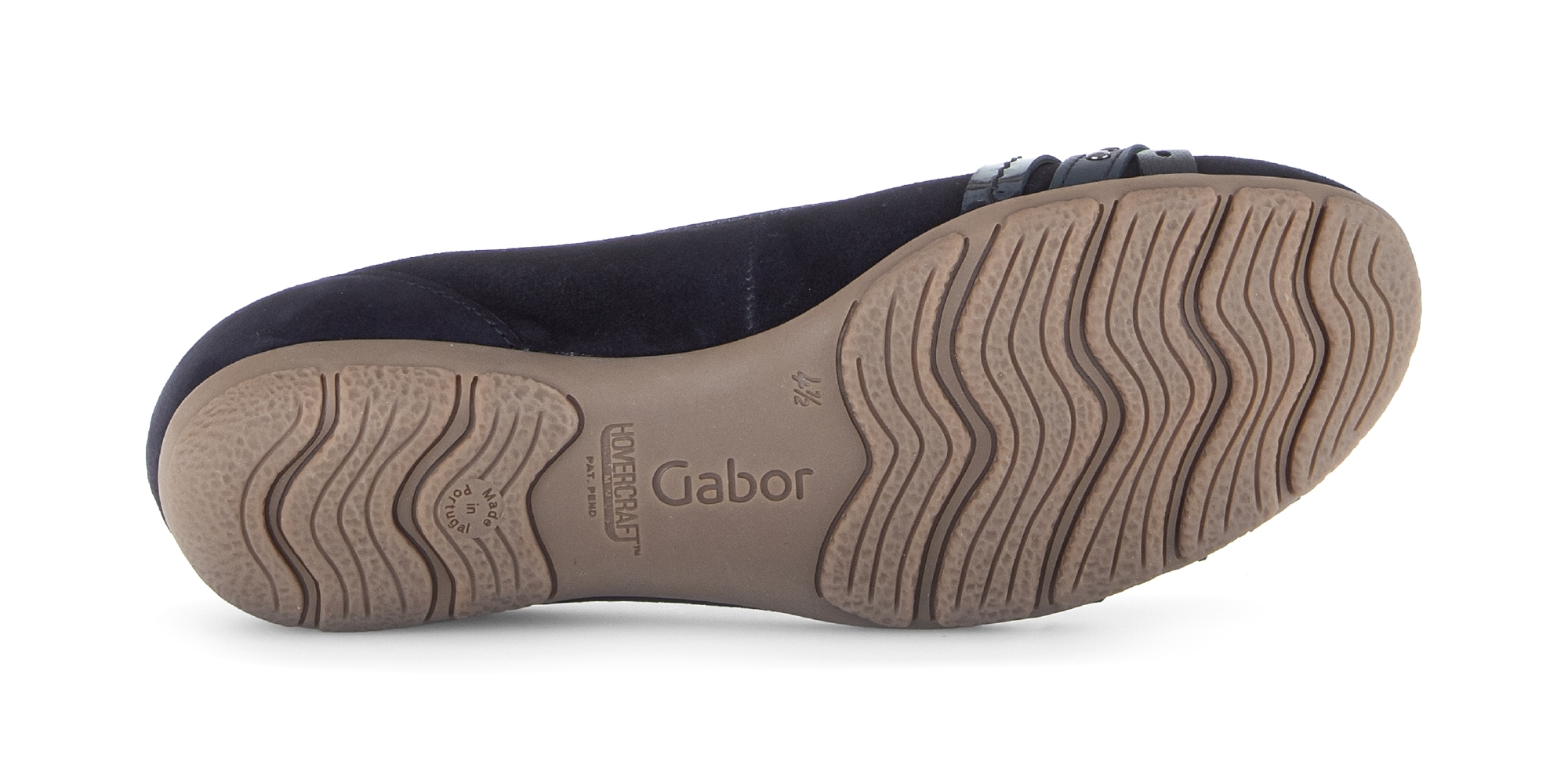 Gabor Ballerina  Businessschuh, Schlupfschuh mit Zierelementen in Metallicoptik