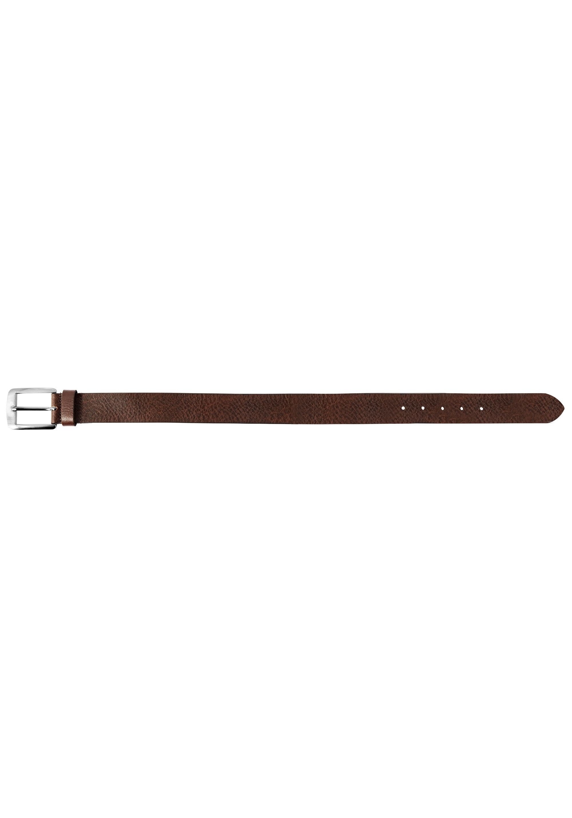 Leonardo Verrelli Ledergürtel »hochwertiges Echt Leder dunkelbraun 2.Wahl, 90 cm - 140 cm«
