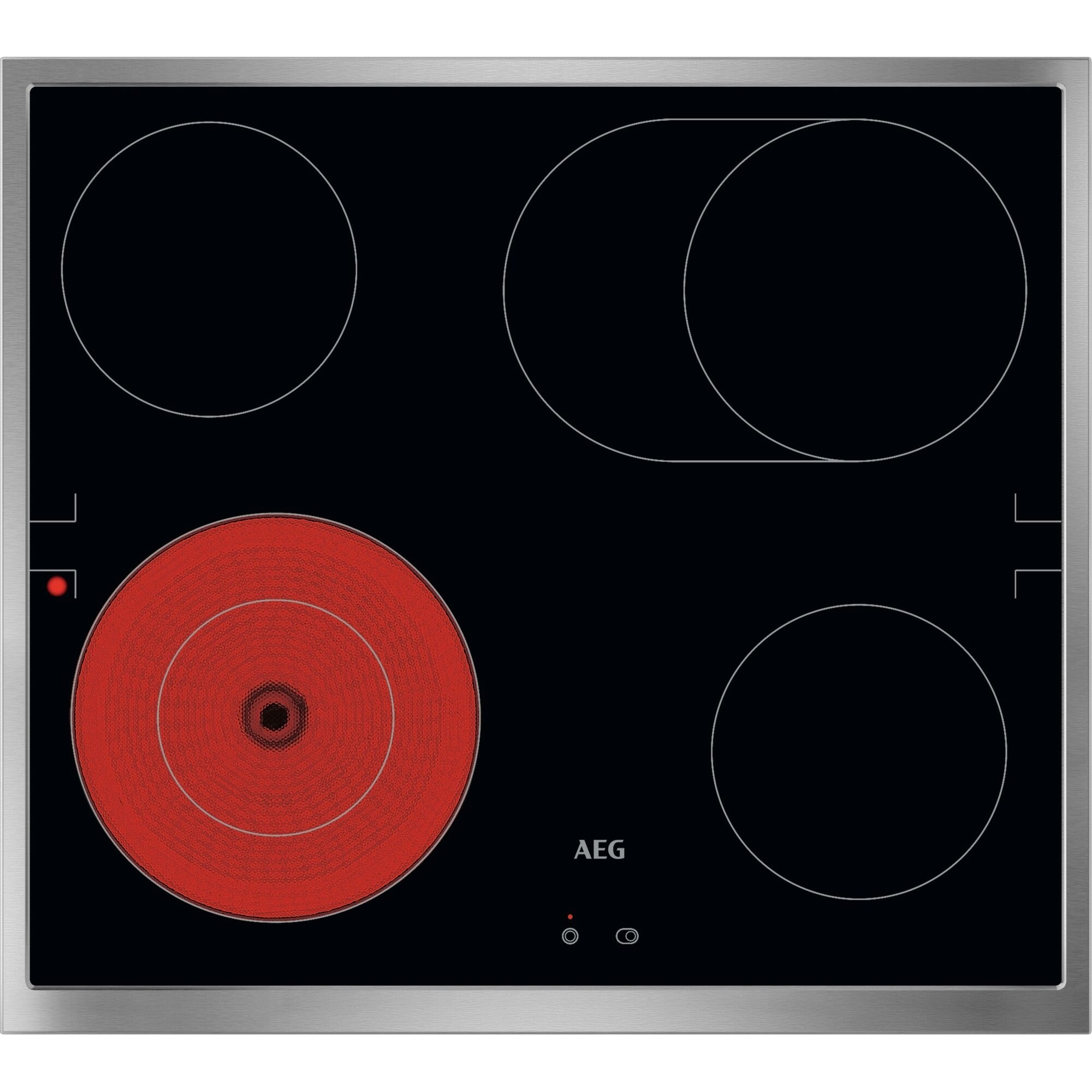 AEG Elektro-Herd-Set Serie 5000 »OU5AE20SK« Aqua Clean Gleichmäßiges Garen auf 3 Ebenen, TouchTimer,  Kochfeld mit Bräterzone