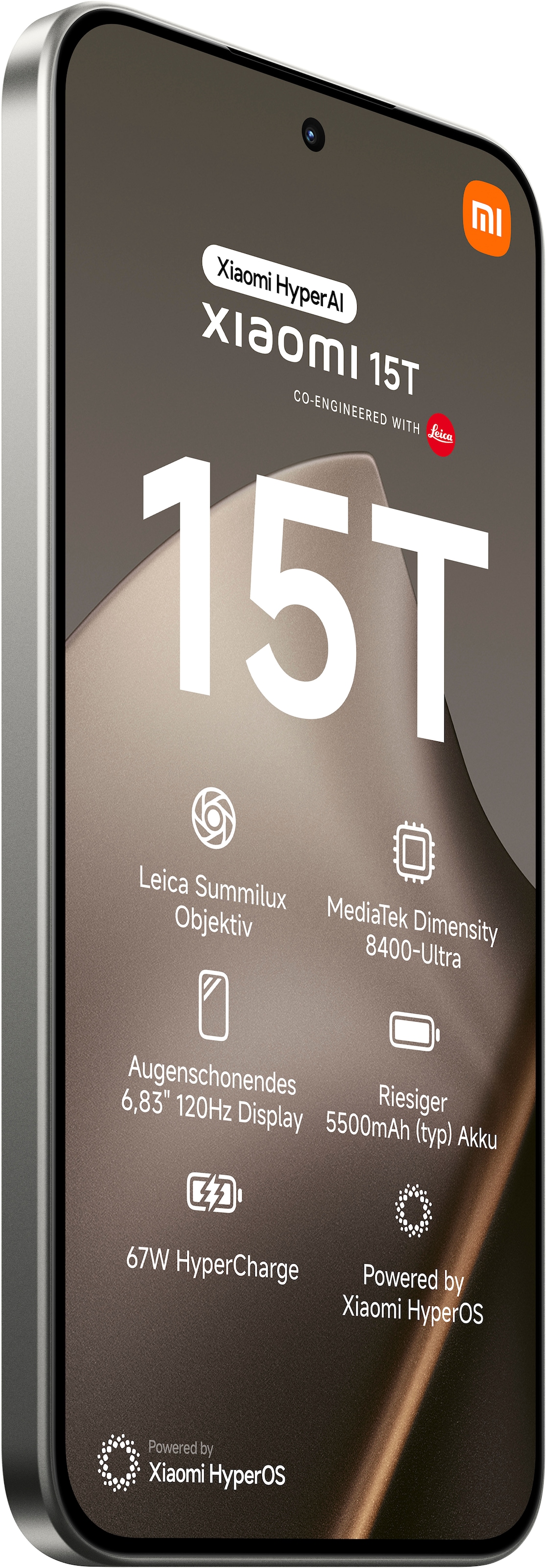 Xiaomi Smartphone »15T 12+256« grau