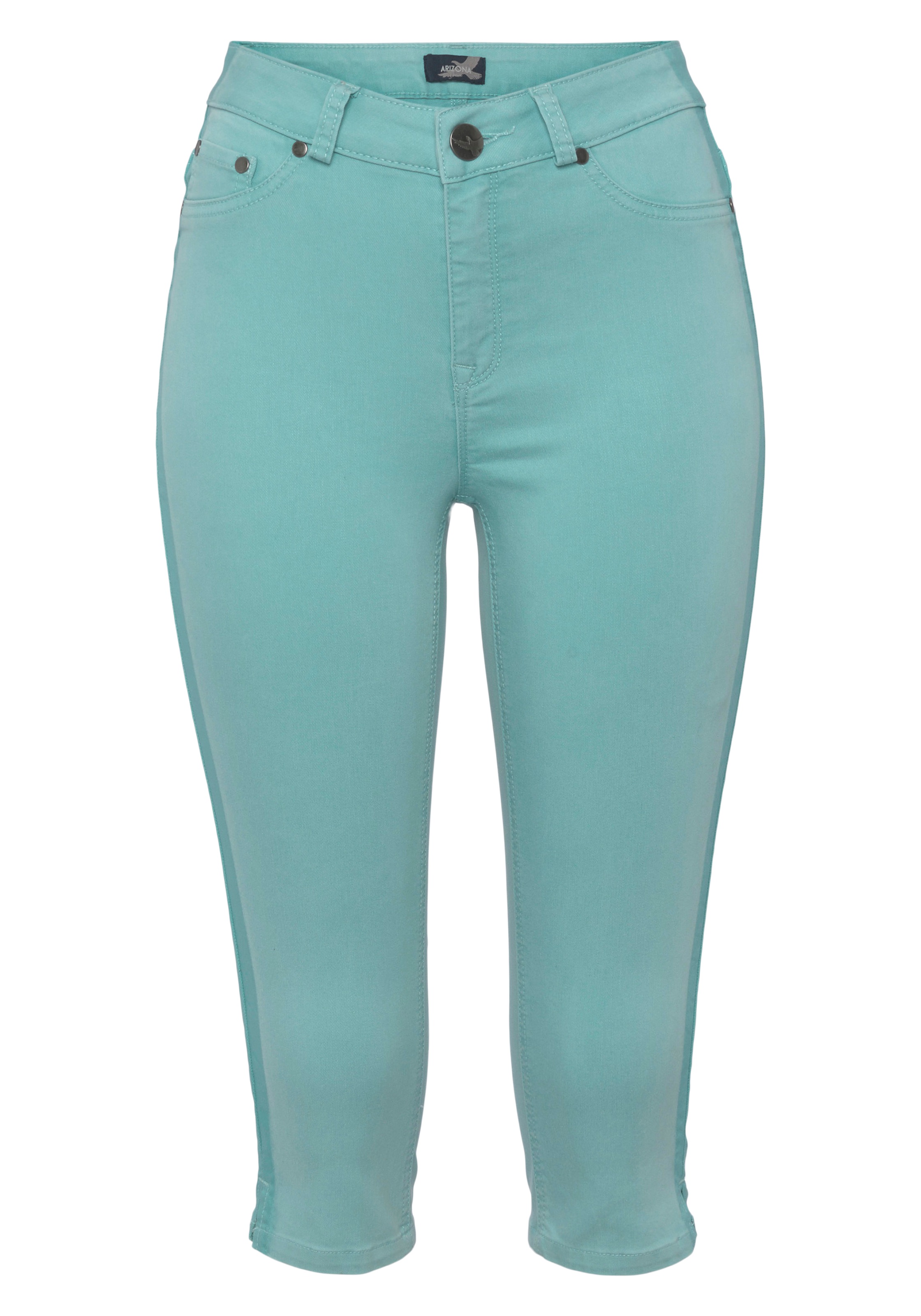 Arizona Caprijeans »Ultra Stretch«, High Waist mit seitlichem Streifen