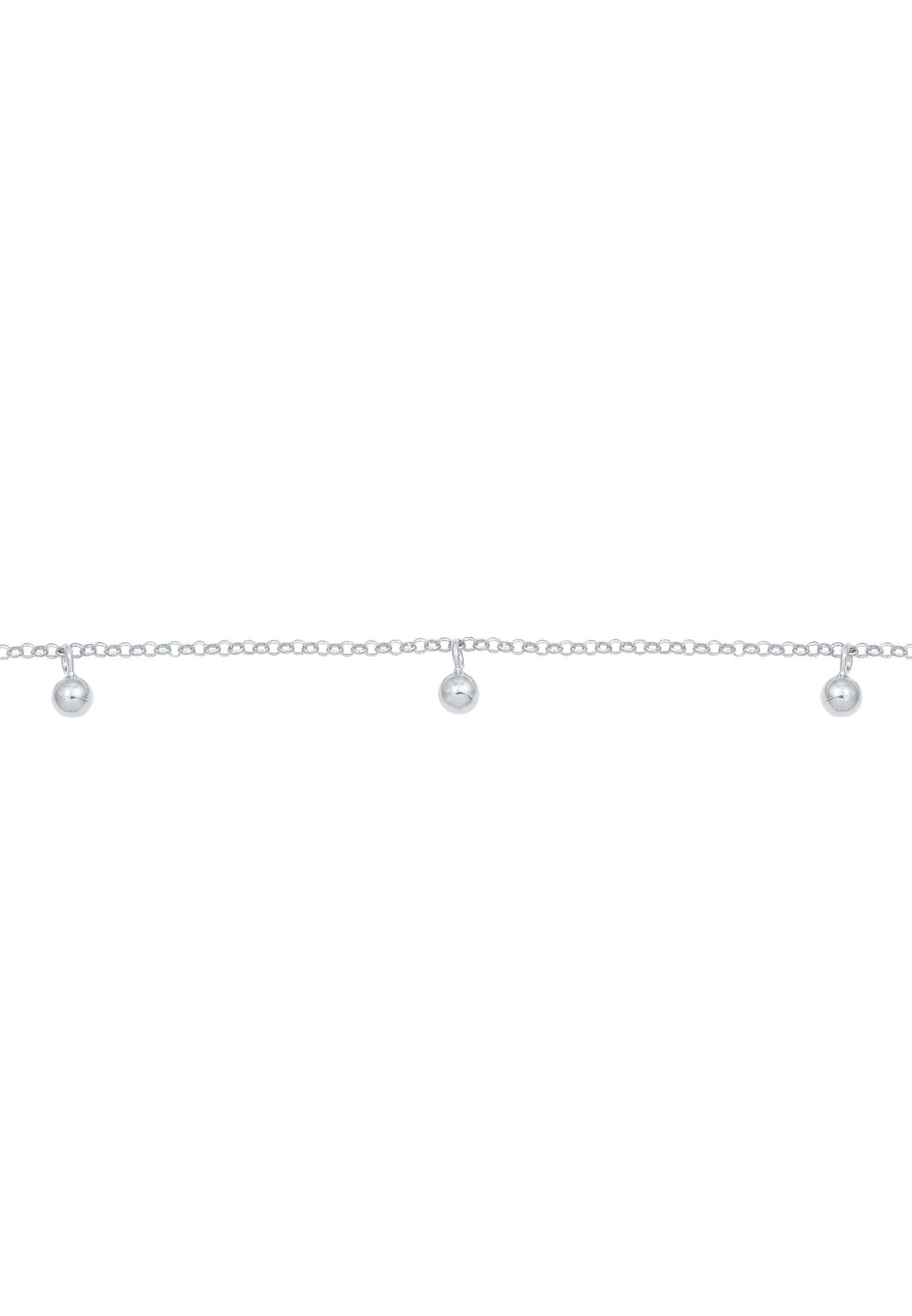 Elli Choker »Halskette Choker kurze Erbskette mit Kugeln 925 Silber«