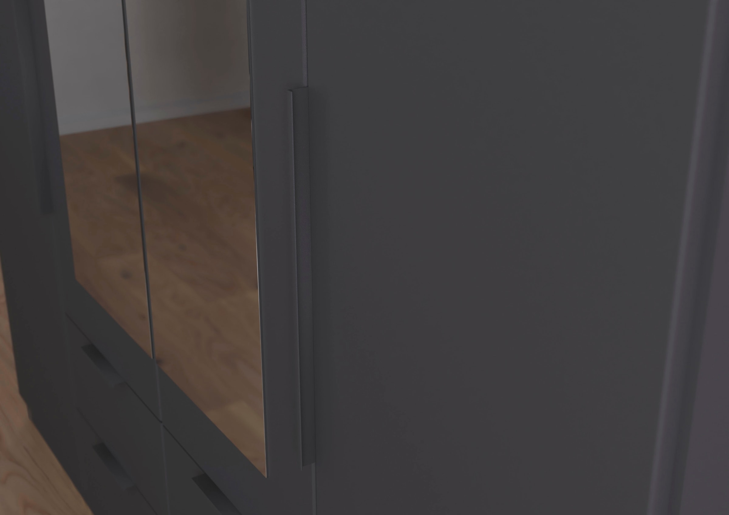 rauch Drehtürenschrank »Kleiderschrank Schrank Garderobe KREFELD optional mit Spiegel«, mit 3 Griff-Varianten, inkl. praktischen Schubladen MADE IN GERMANY