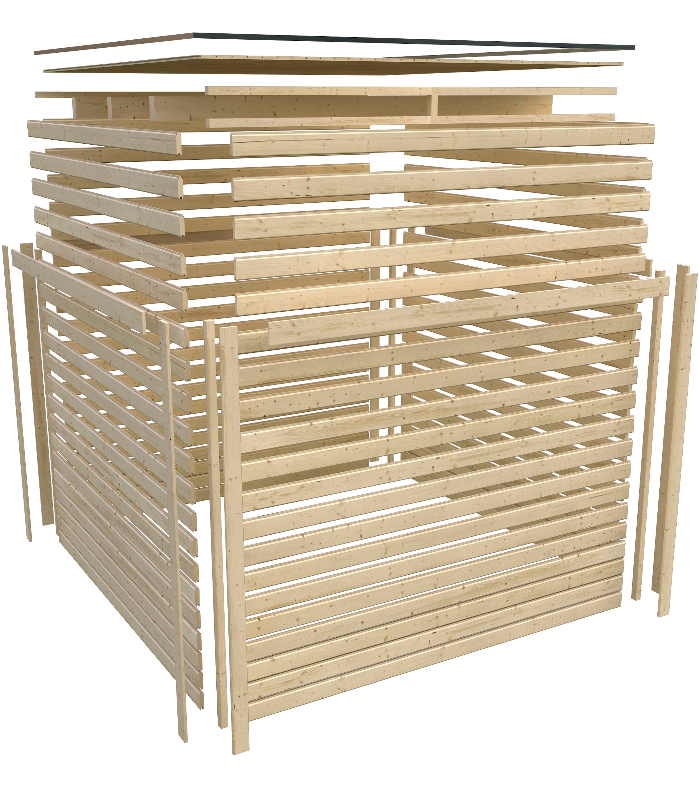 Karibu Saunahaus »Anja 2« Set, 