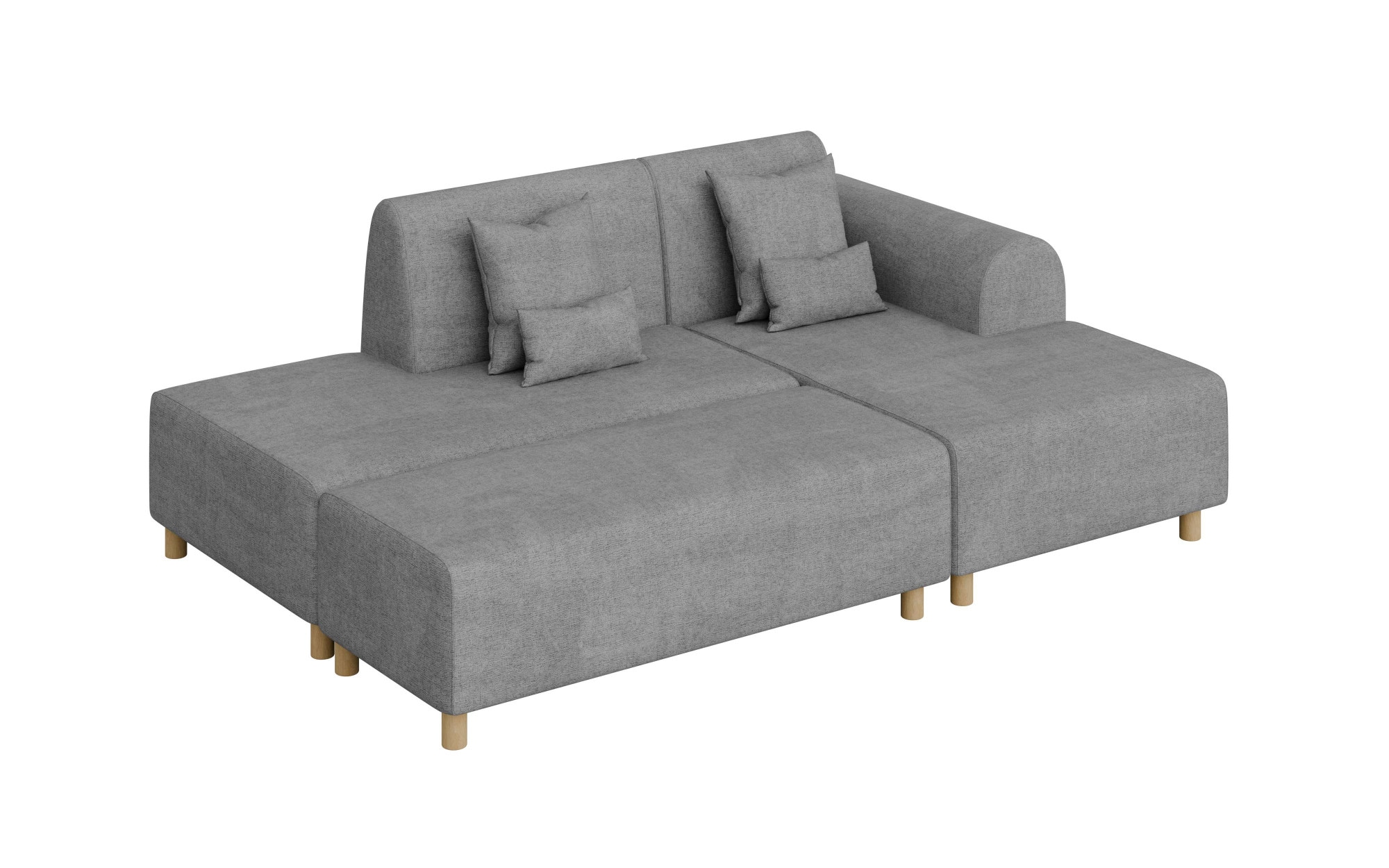 INOSIGN Ecksofa »Suyala«, L-Form mit Hocker