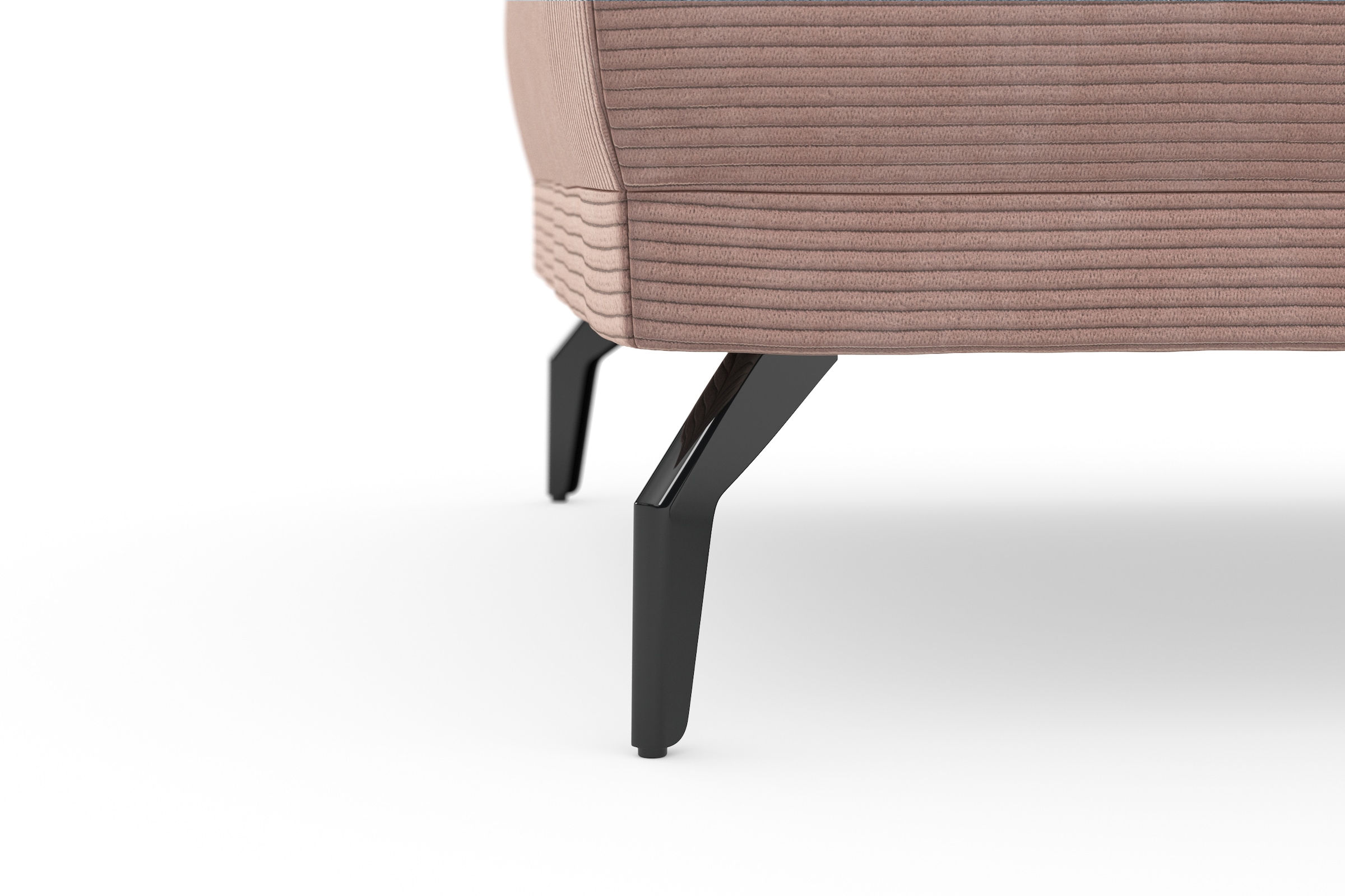 Home affaire Hocker »Coco« Cord-Bezug in 2 Ausführungen, Füßen 15 cm hoch